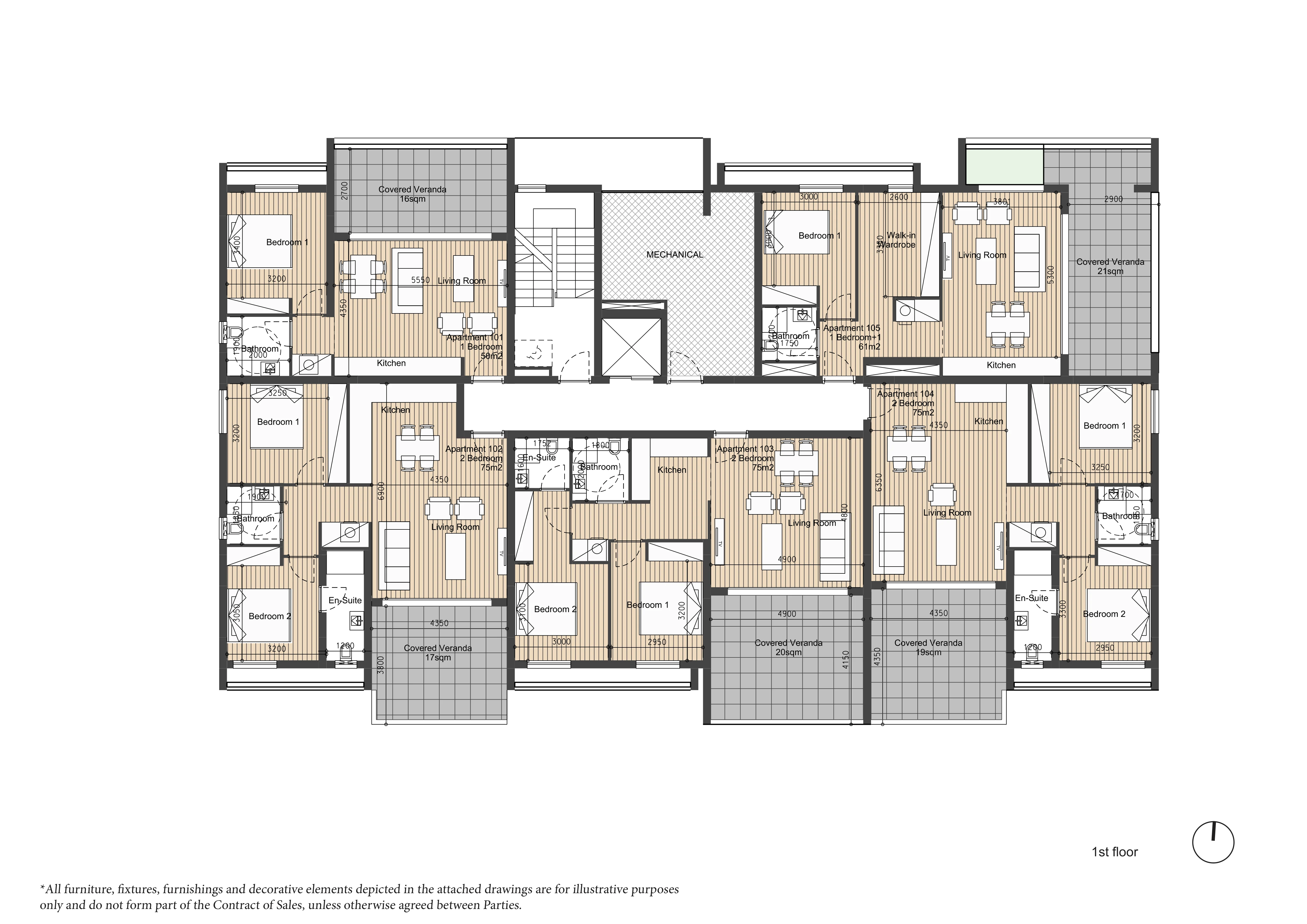 AETHER RESIDENCES floor plan: First Floor