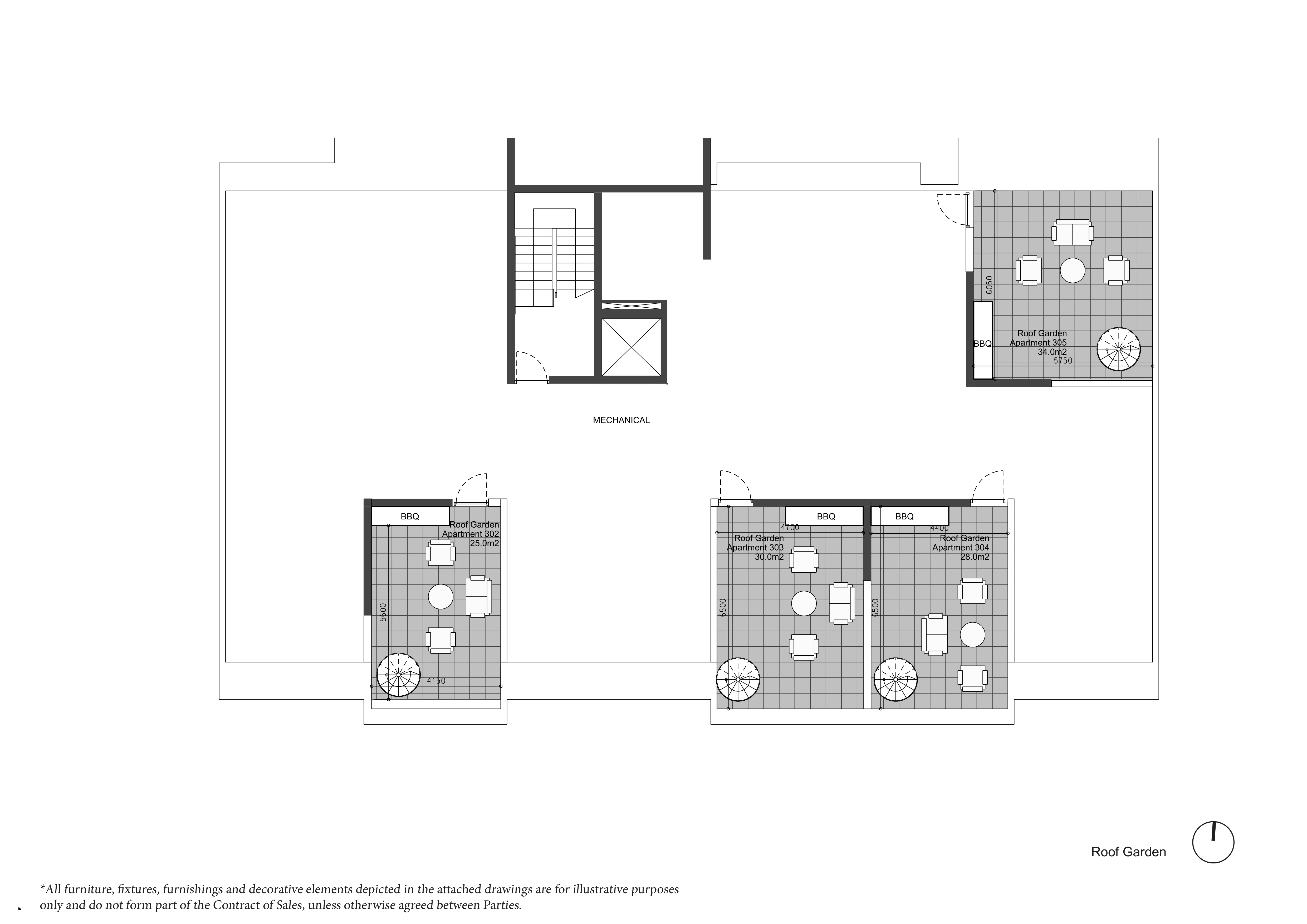 AETHER RESIDENCES floor plan: Roof Garden