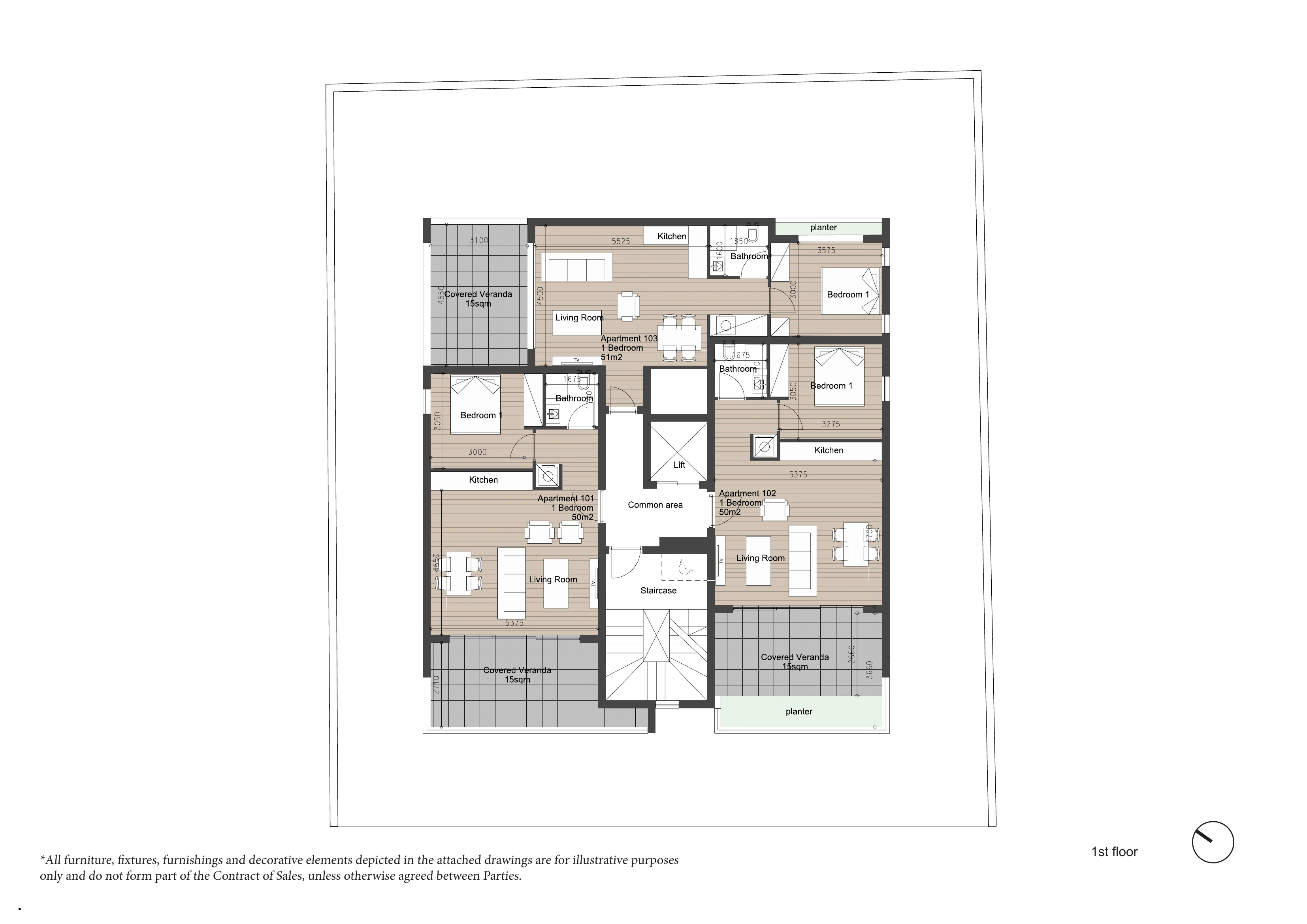 ALDO RESIDENCES floor plan: 1st Floor