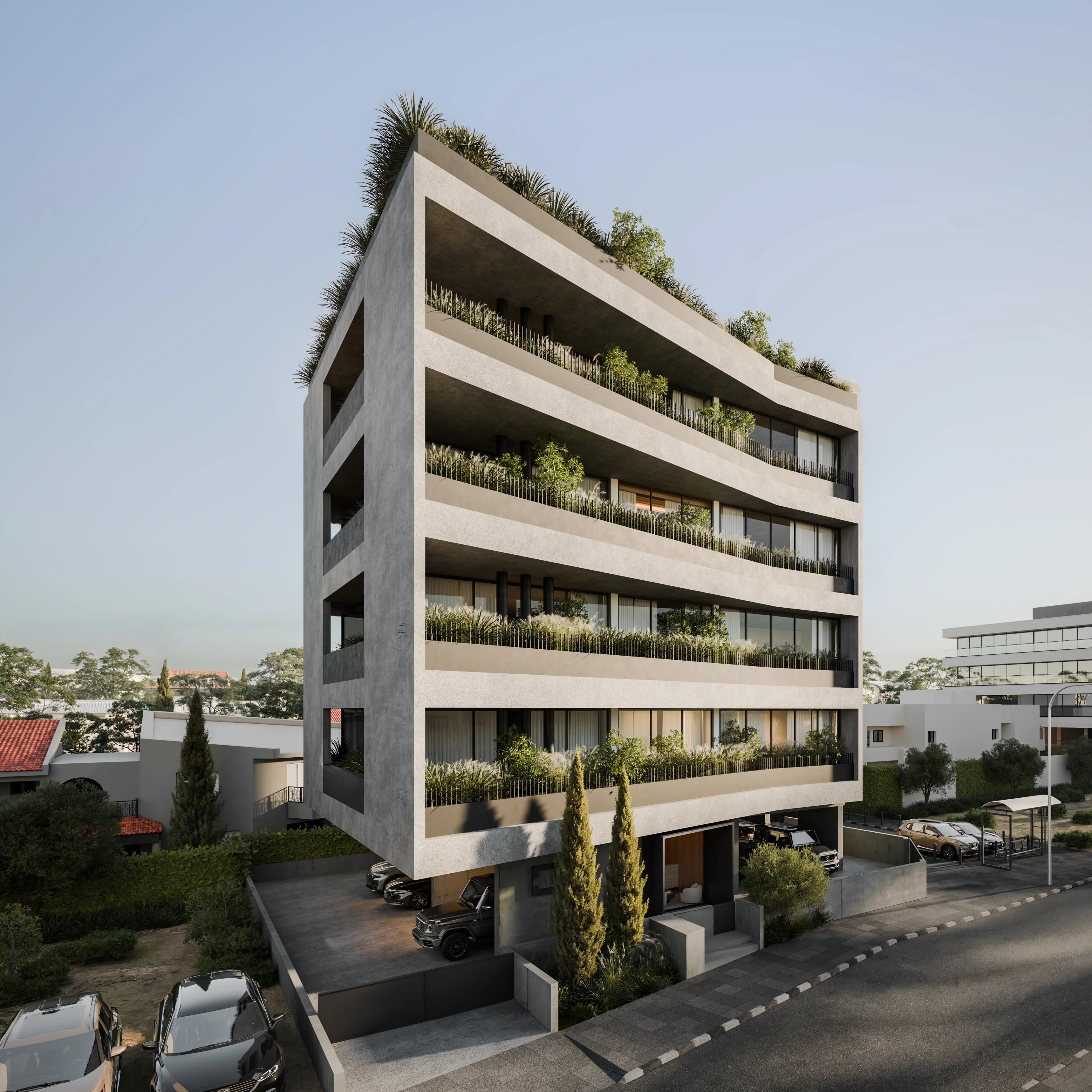 APEX office building with planted terraces