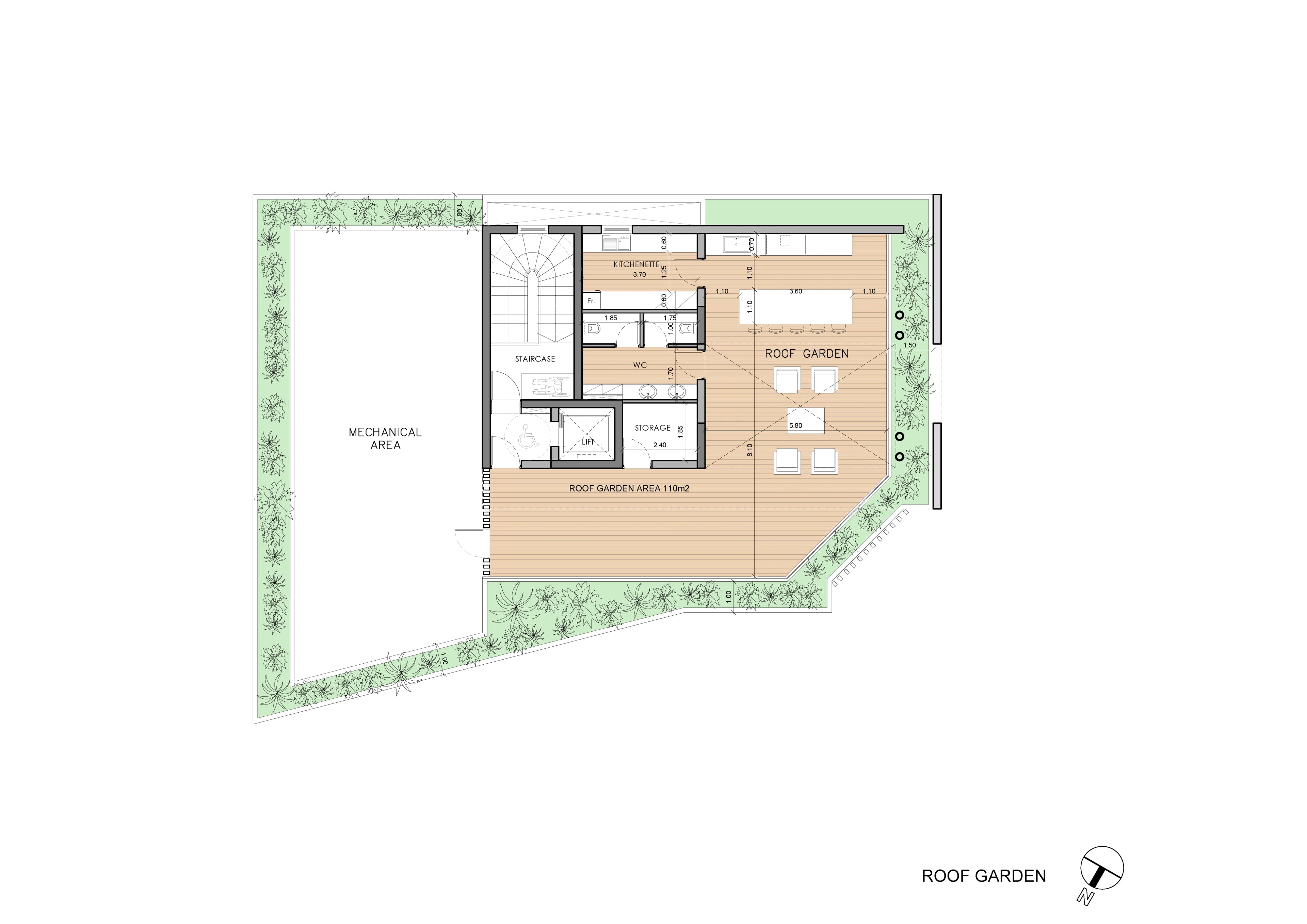 APEX floor plan: Roof Garden