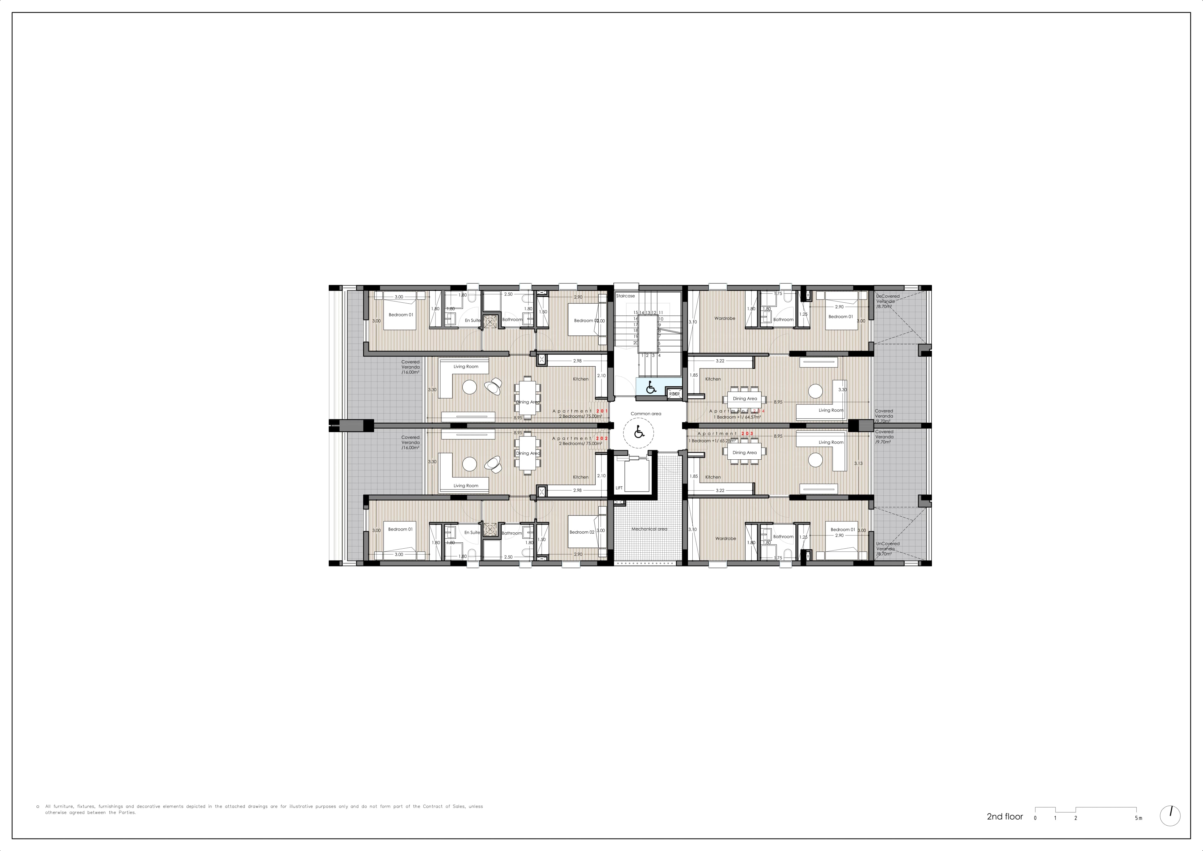 DELOMA RESIDENCES floor plan: Deloma Second Floor Overview
