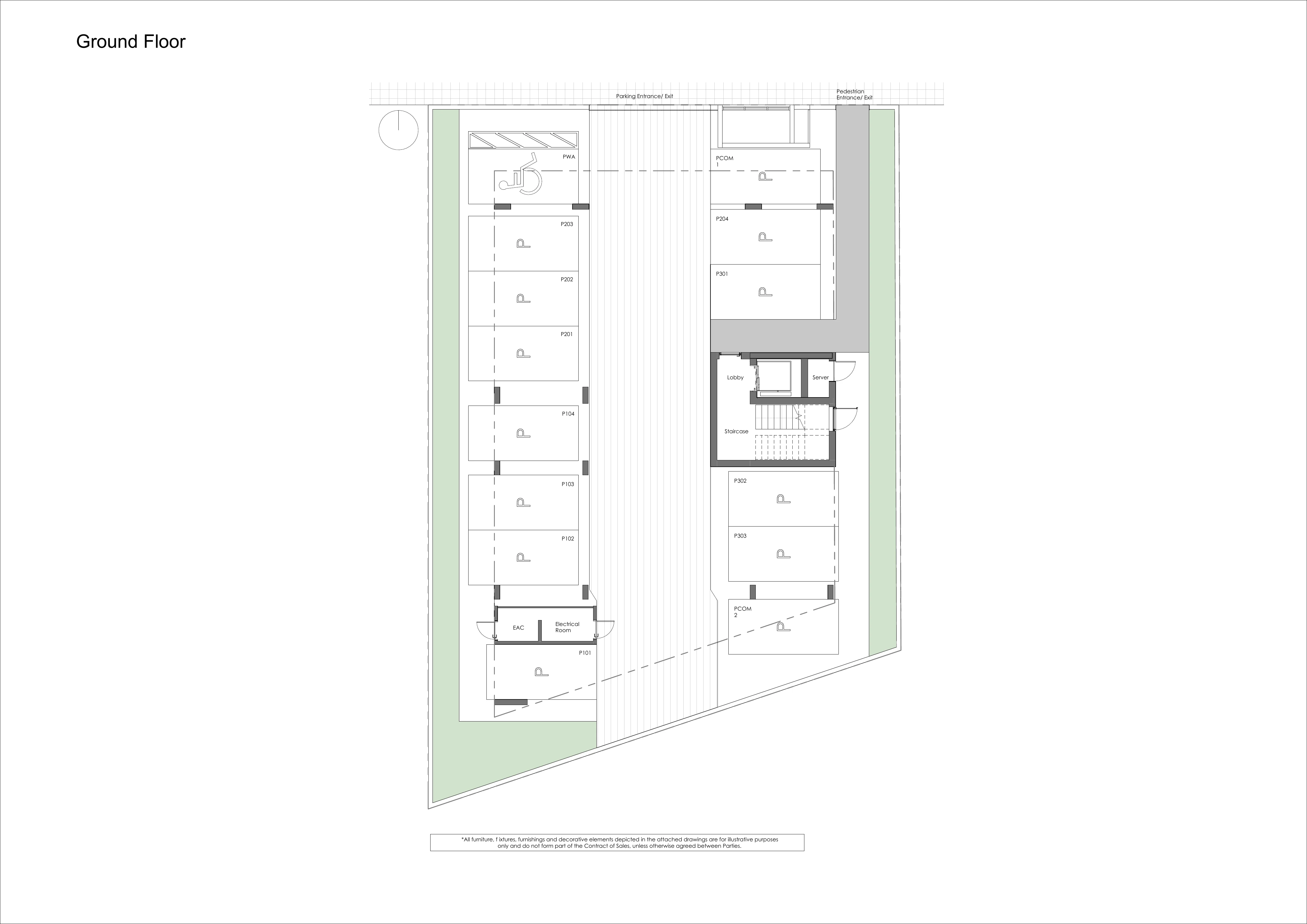 IRIS RESIDENCES floor plan: Ground Floor Parking Plan ByApartment