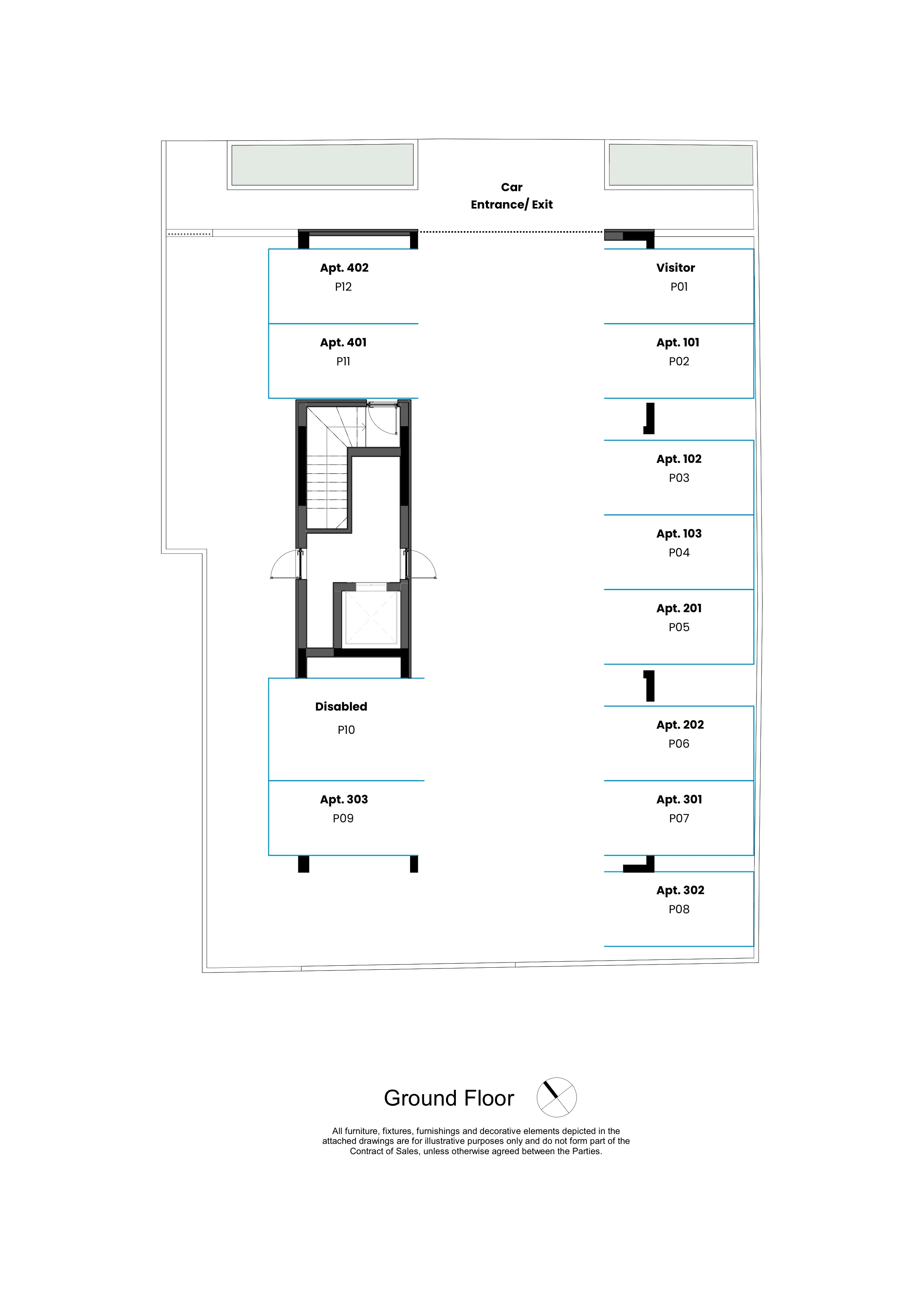KAI RESIDENCES floor plan: Ground Floor Marketing-1