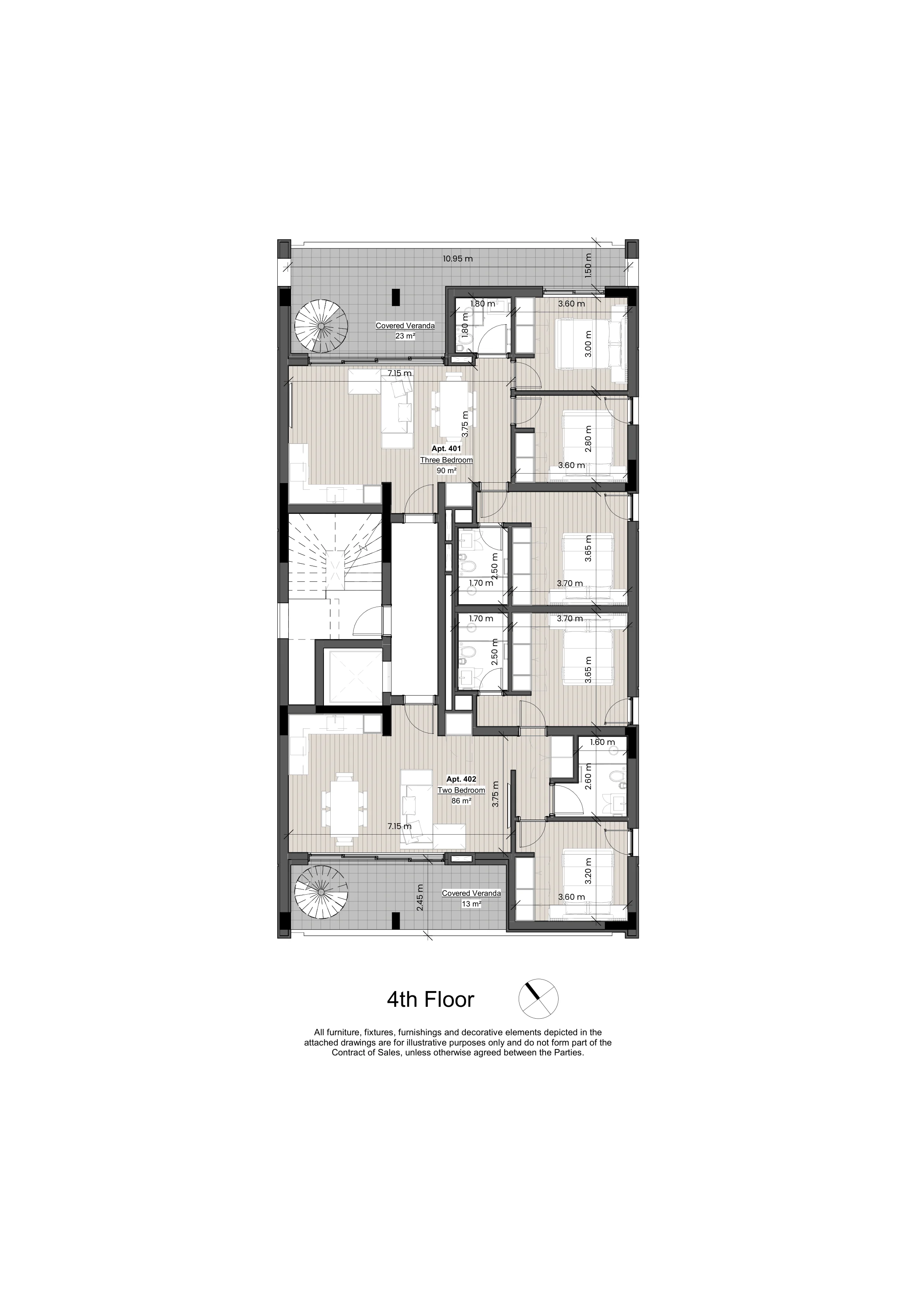 KAI RESIDENCES floor plan: 4th Floor Marketing-1