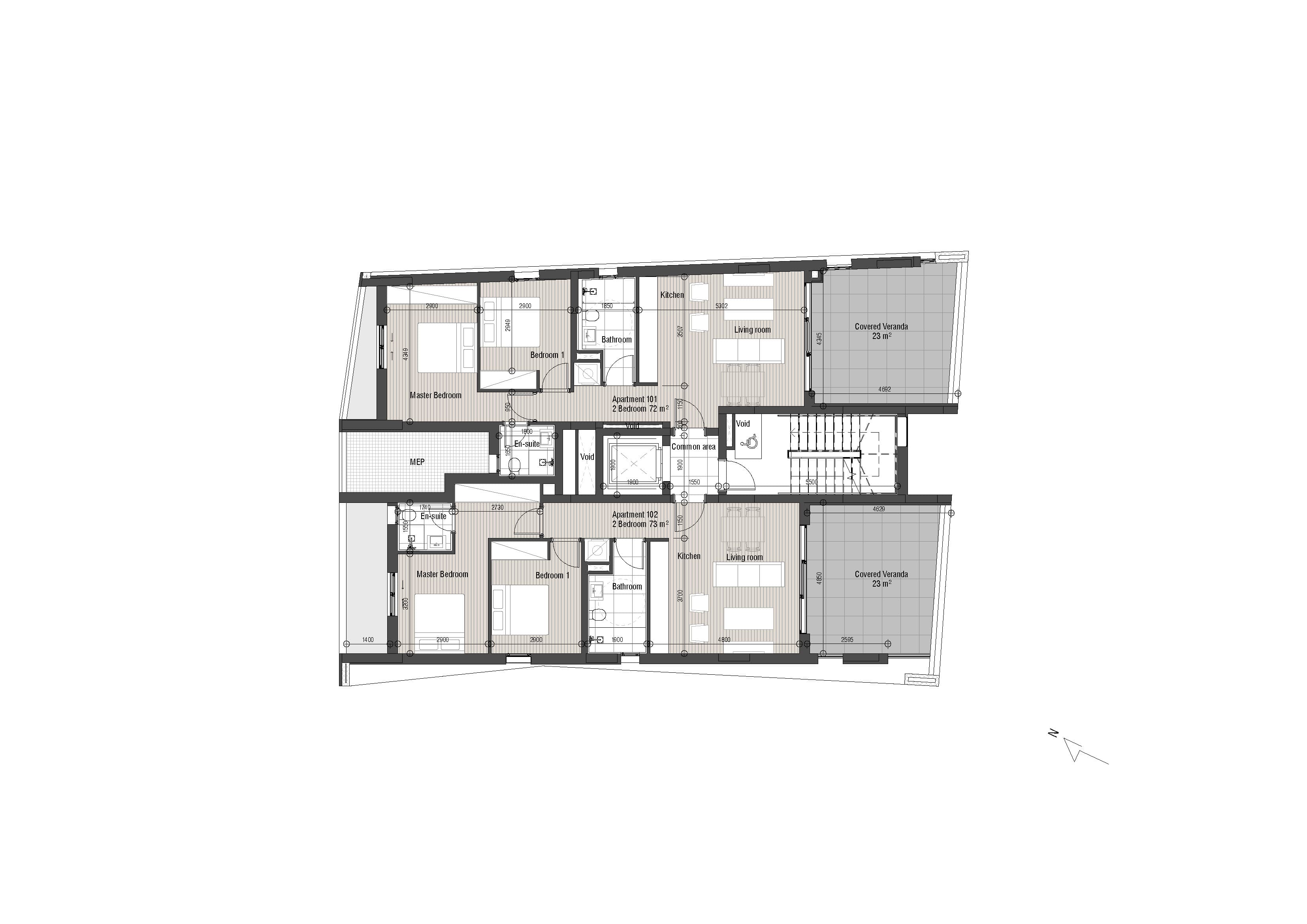 LAV RESIDENCES floor plan: Floor Plans LAV Page 02