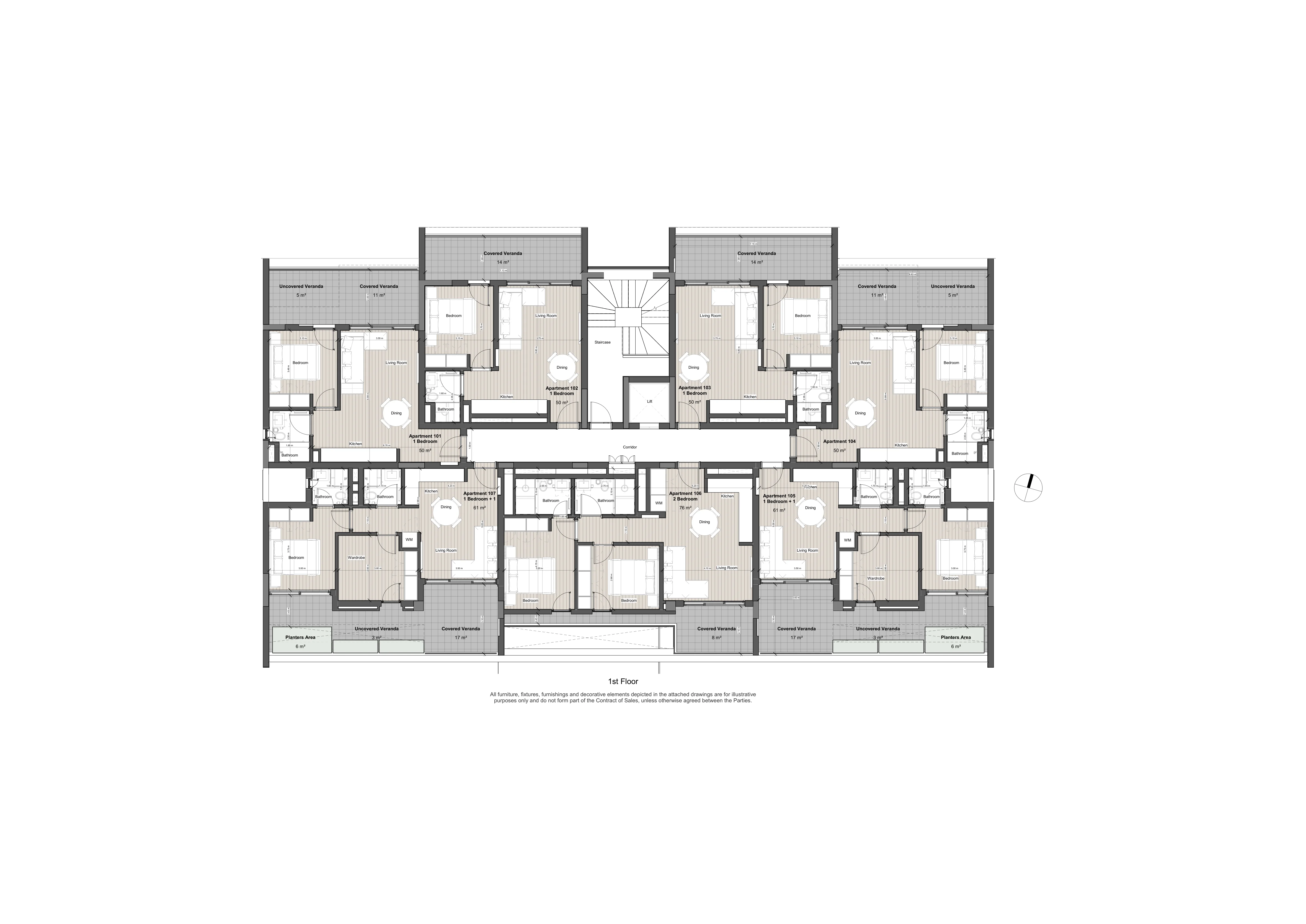 LENNOX RESIDENCES floor plan: First Floor