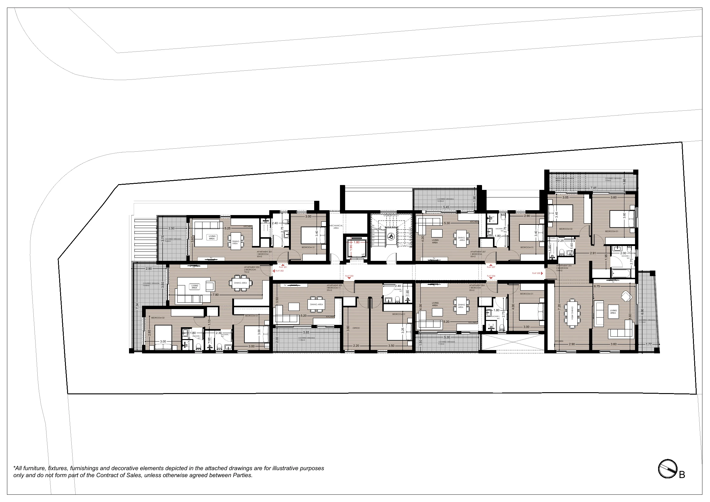 NEON RESIDENCES floor plan: 2nd Floor