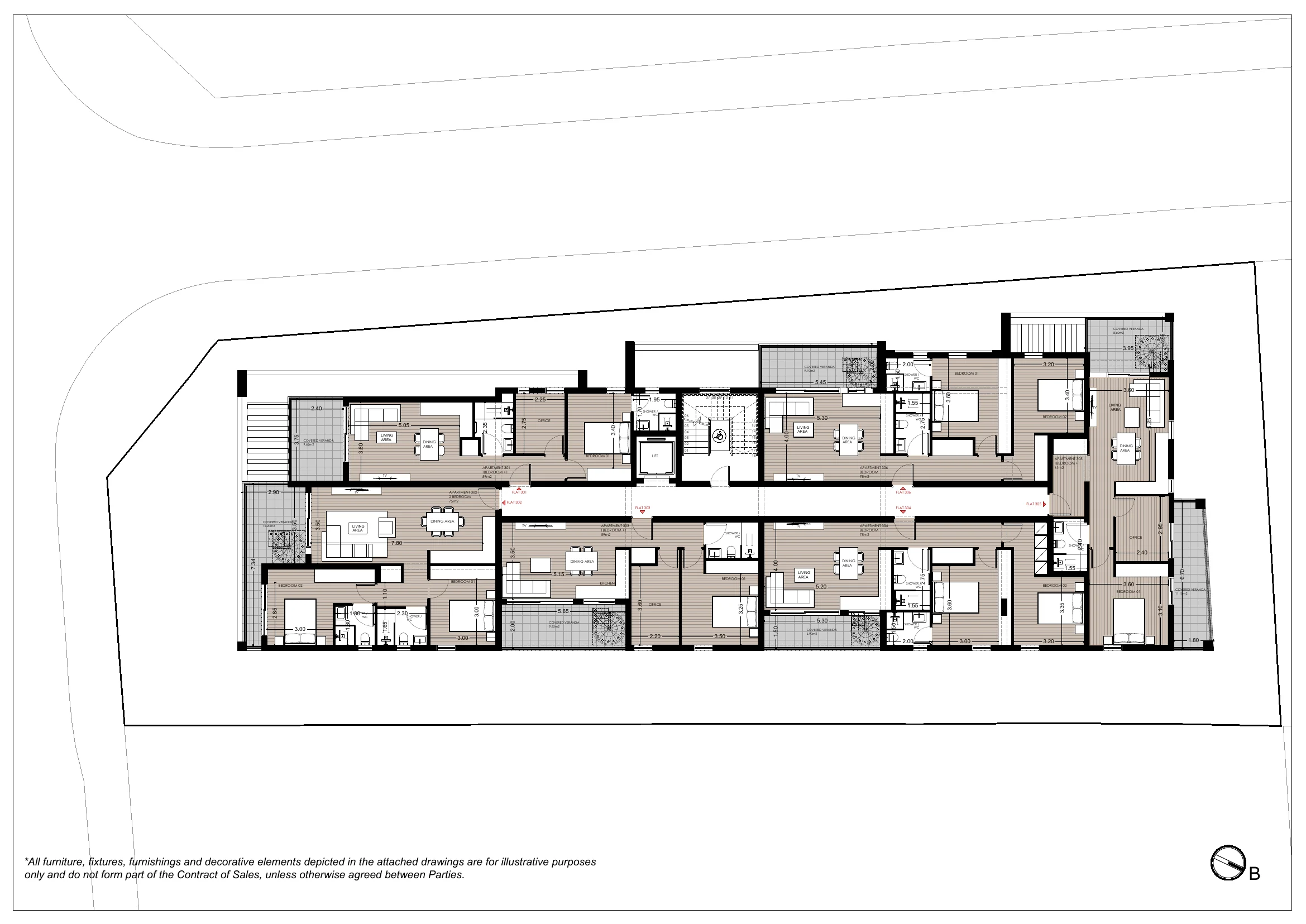 NEON RESIDENCES floor plan: 3rd Floor