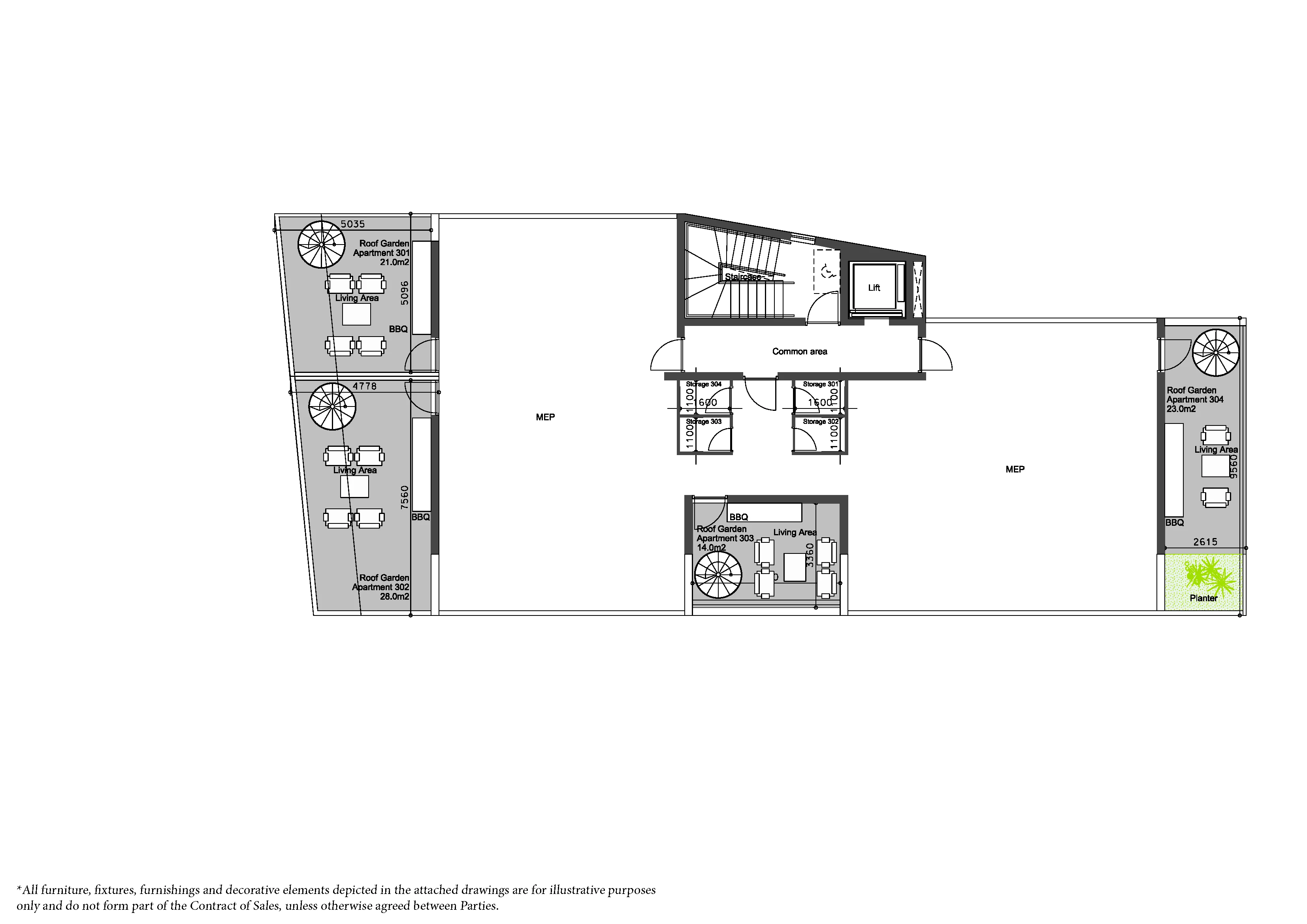 NOA RESIDENCES floor plan: NOA Marketing for roof garden 06 05 2026