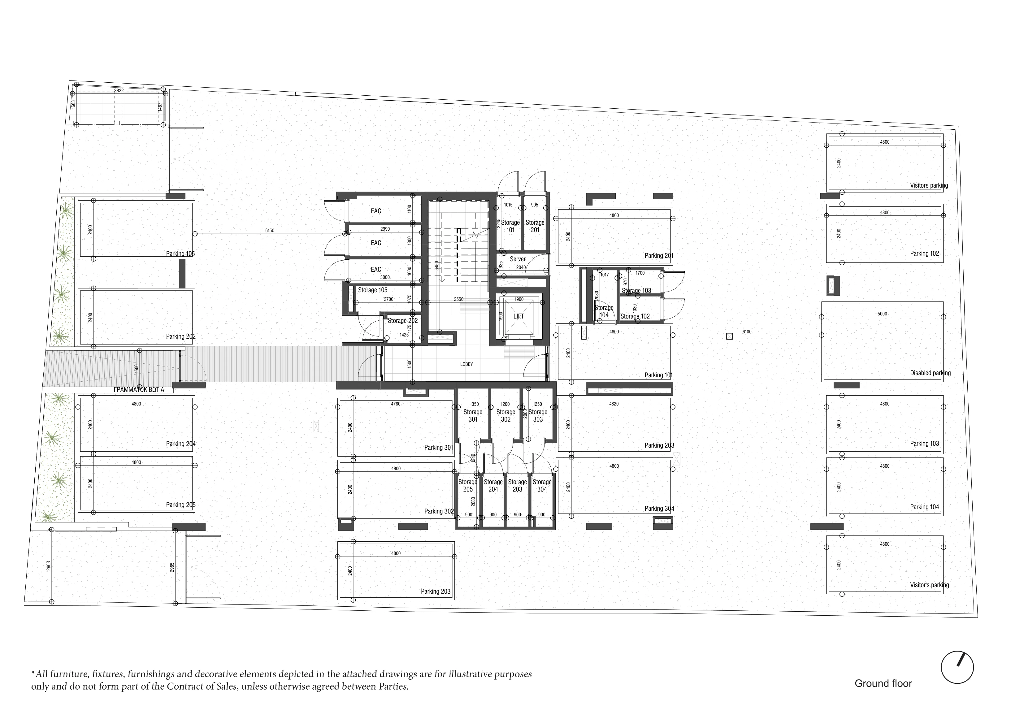 ORAMA RESIDENCES floor plan: Ground Floor