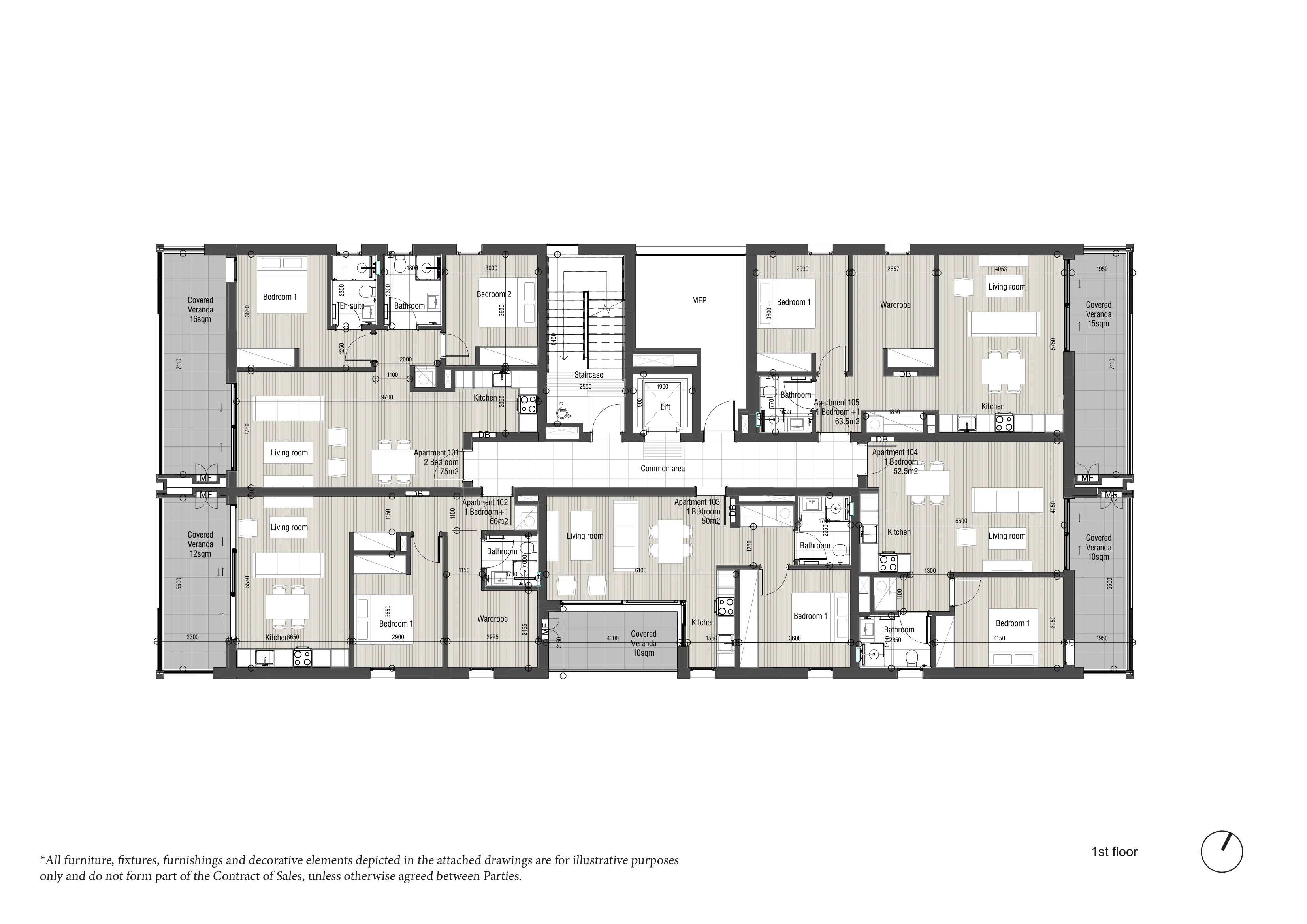 ORAMA RESIDENCES floor plan: First Floor