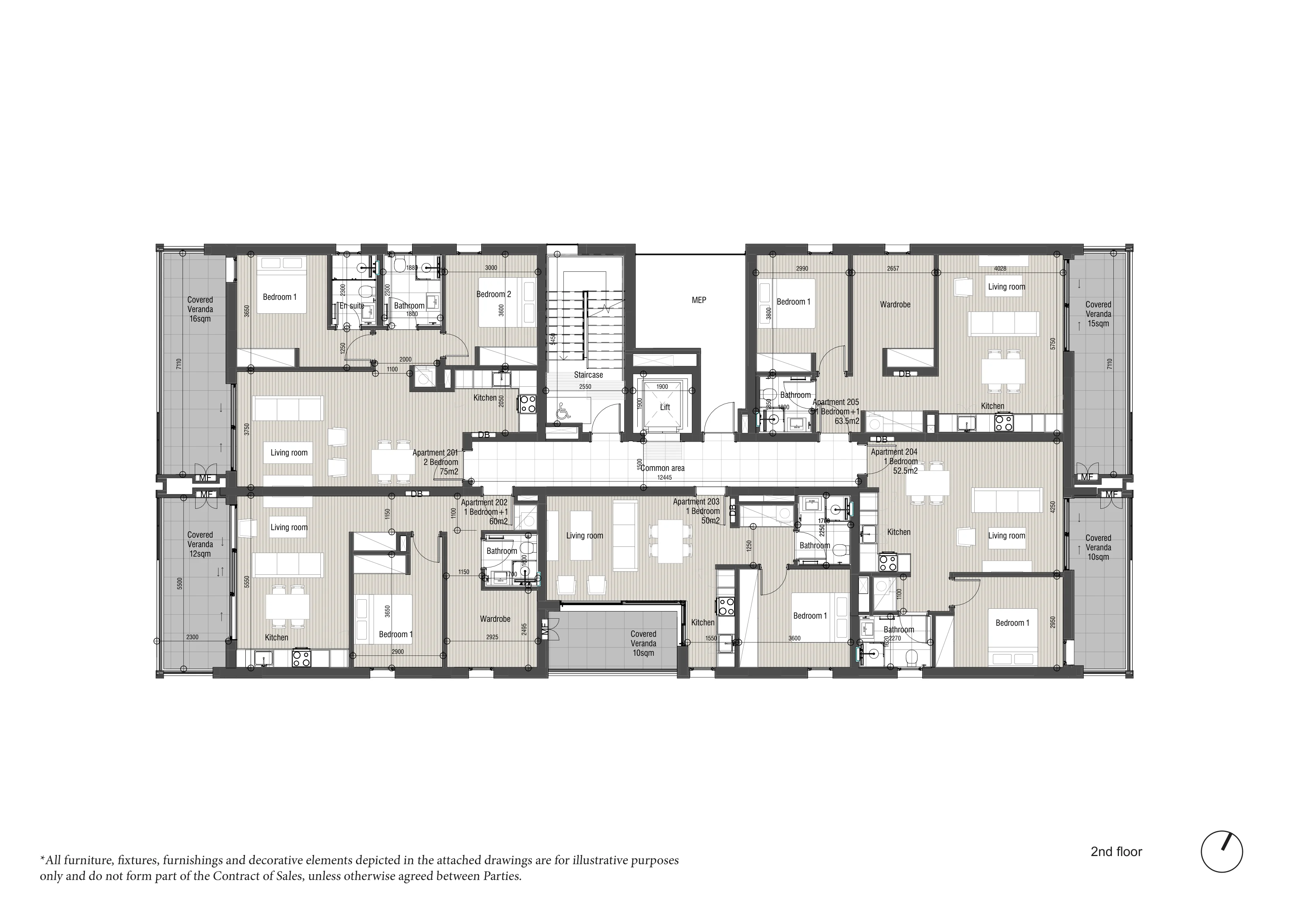 ORAMA RESIDENCES floor plan: Second Floor