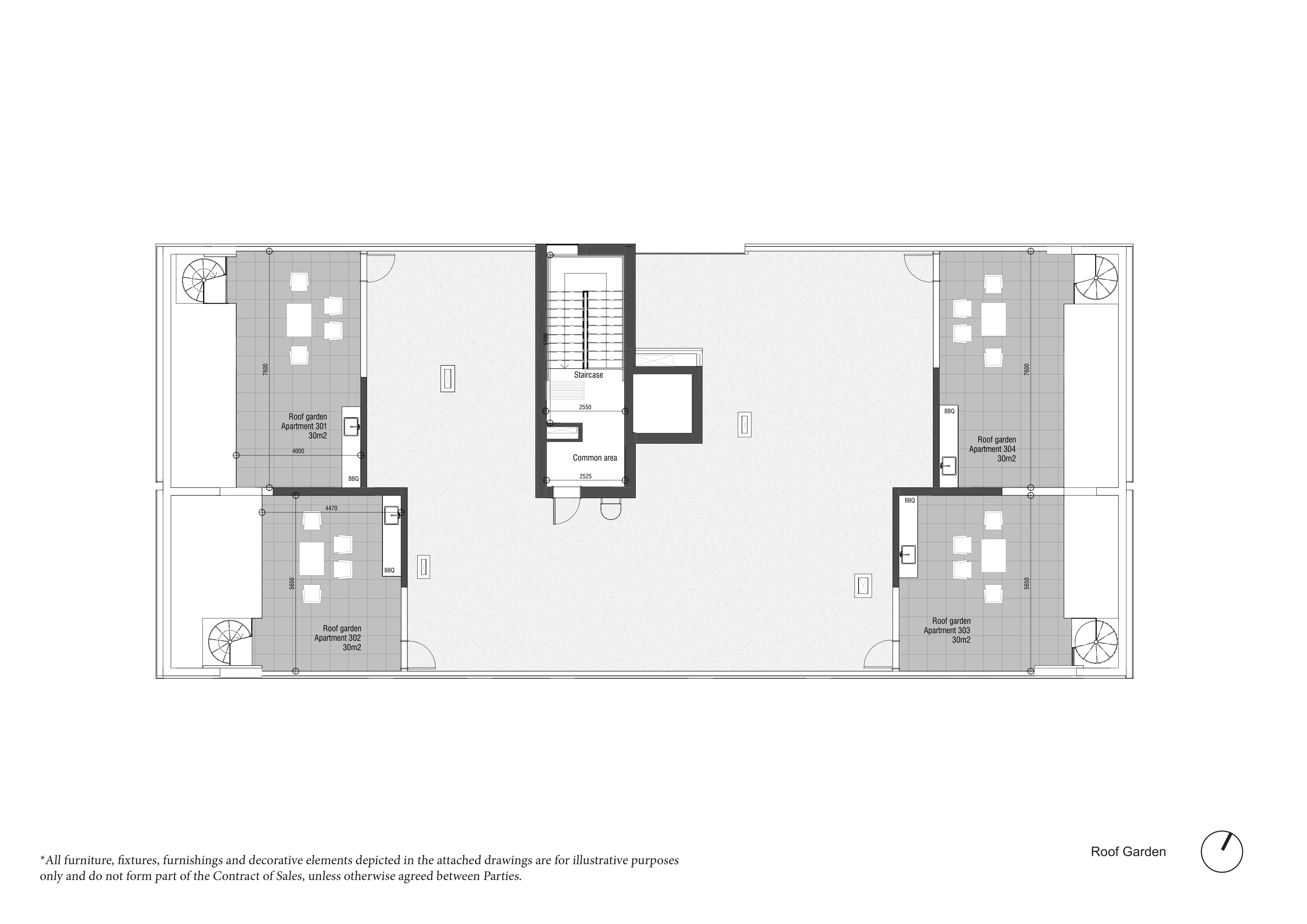 ORAMA RESIDENCES floor plan: Roof Garden