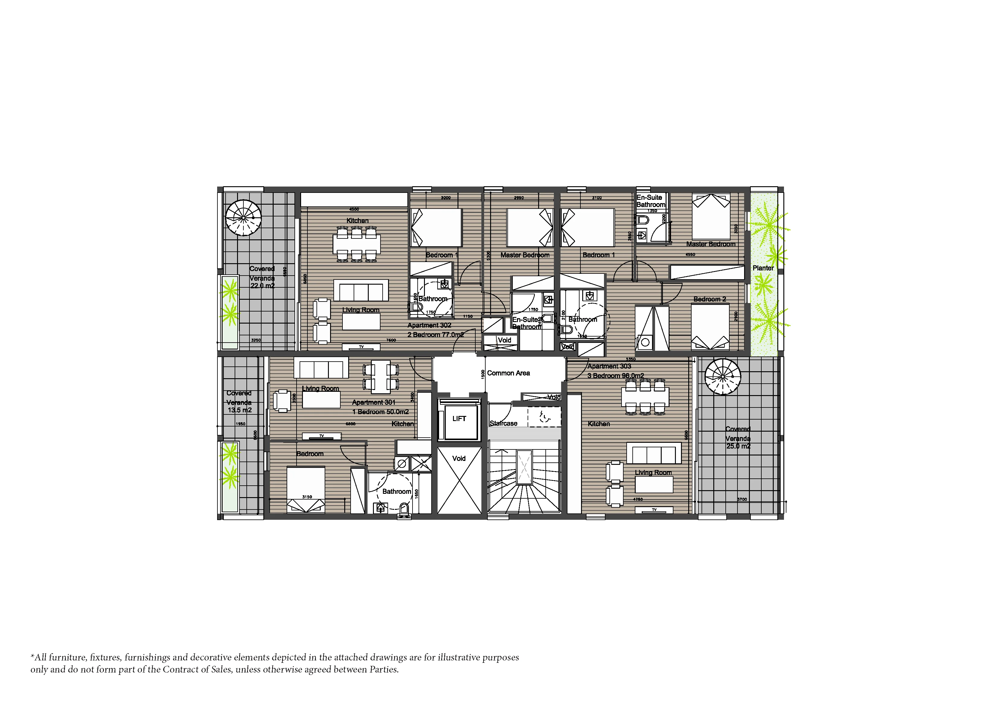 ORION RESIDENCES floor plan: Third Floor