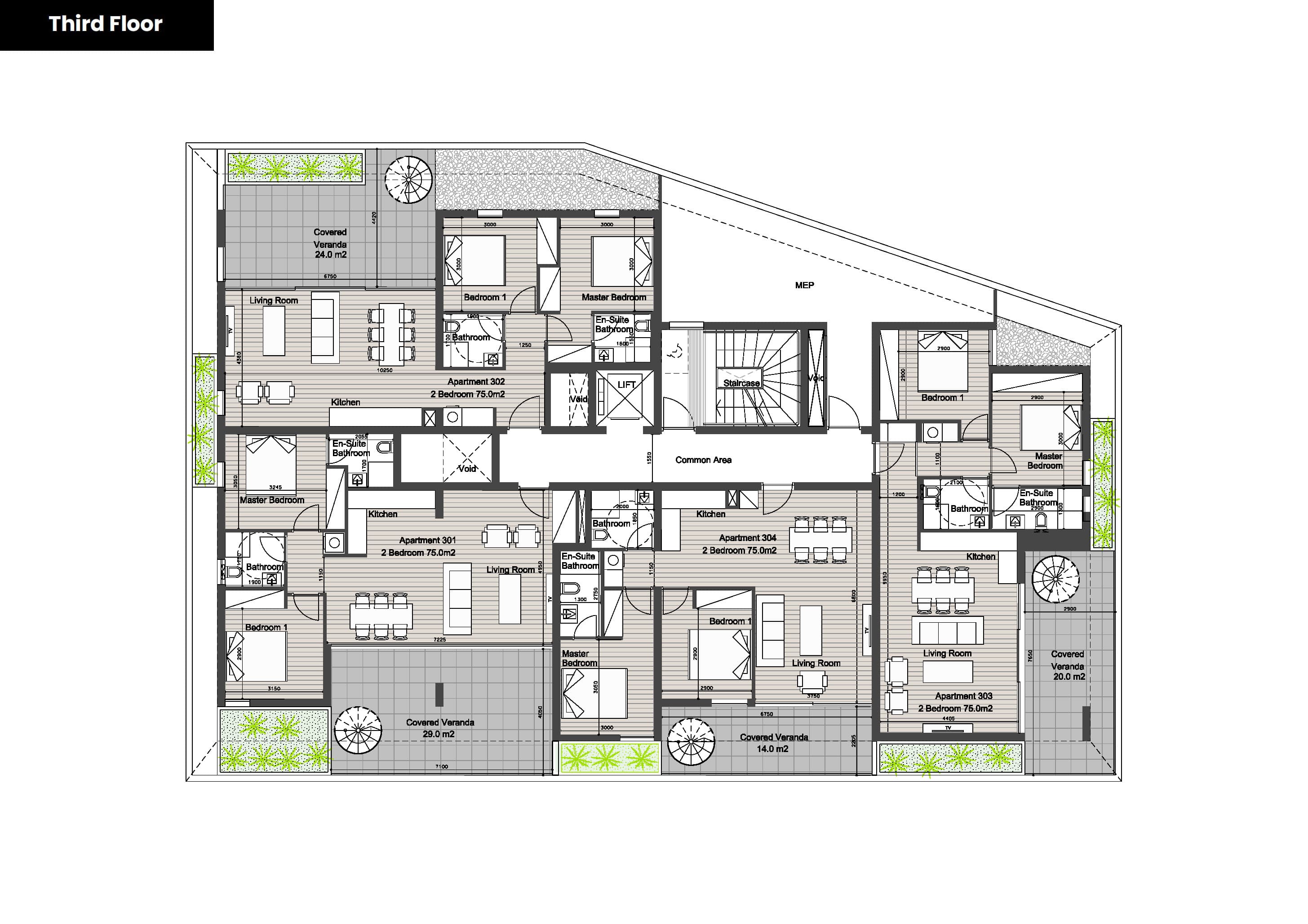 PARKVIEW RESIDENCES floor plan: Parkview Floor Plans Page 4