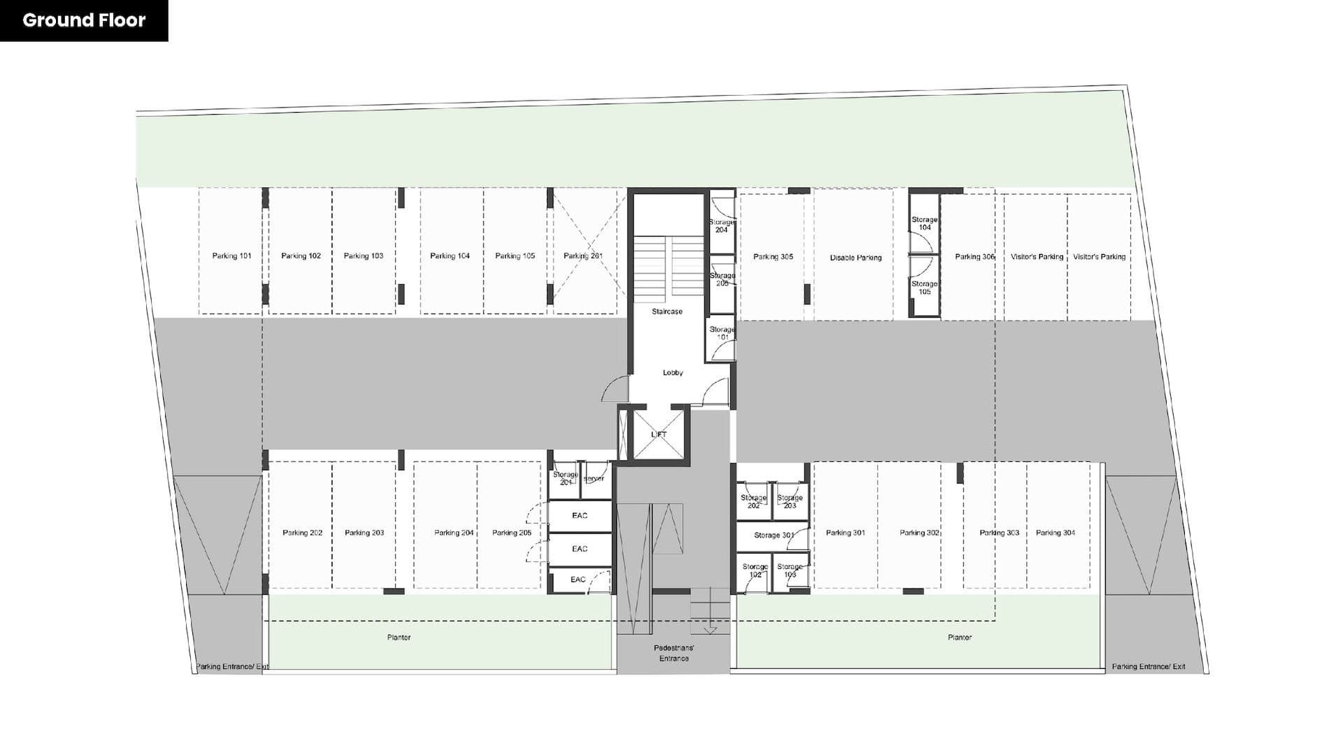 PLAYA RESIDENCES floor plan: hd1080