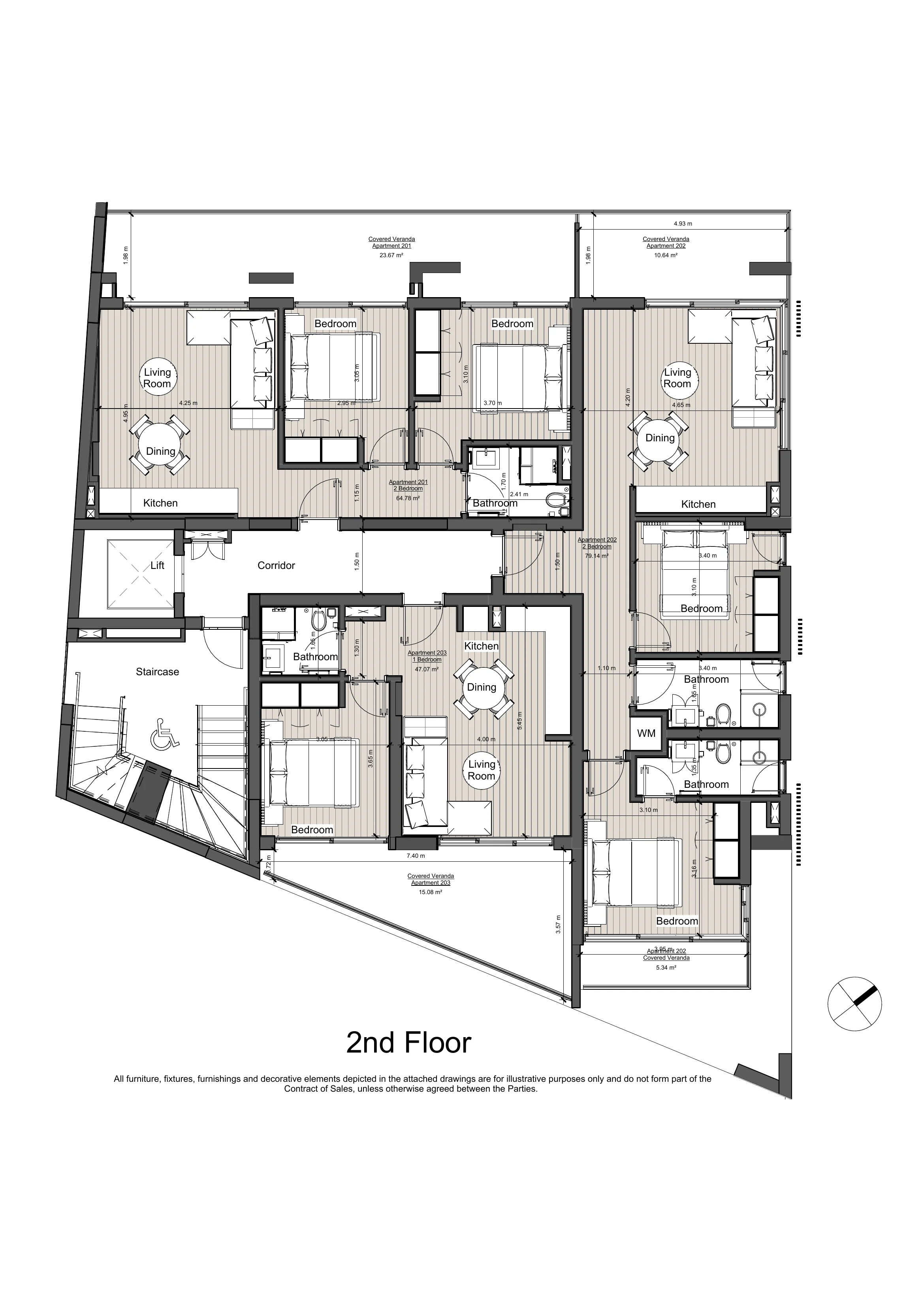 SOLEA RESIDENCES floor plan: 2nd Floor