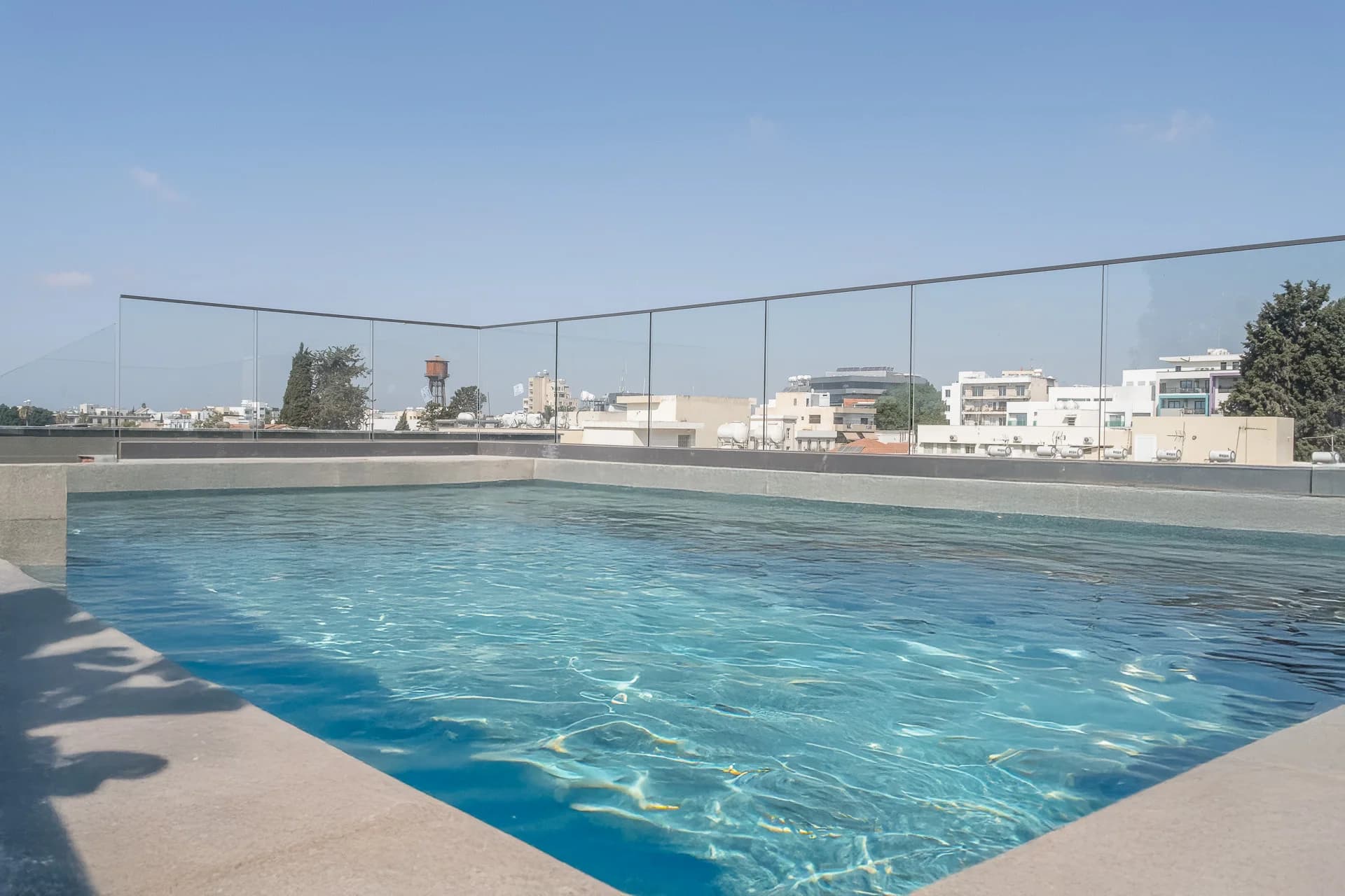 STAY 1 rooftop pool with views over the Old Town