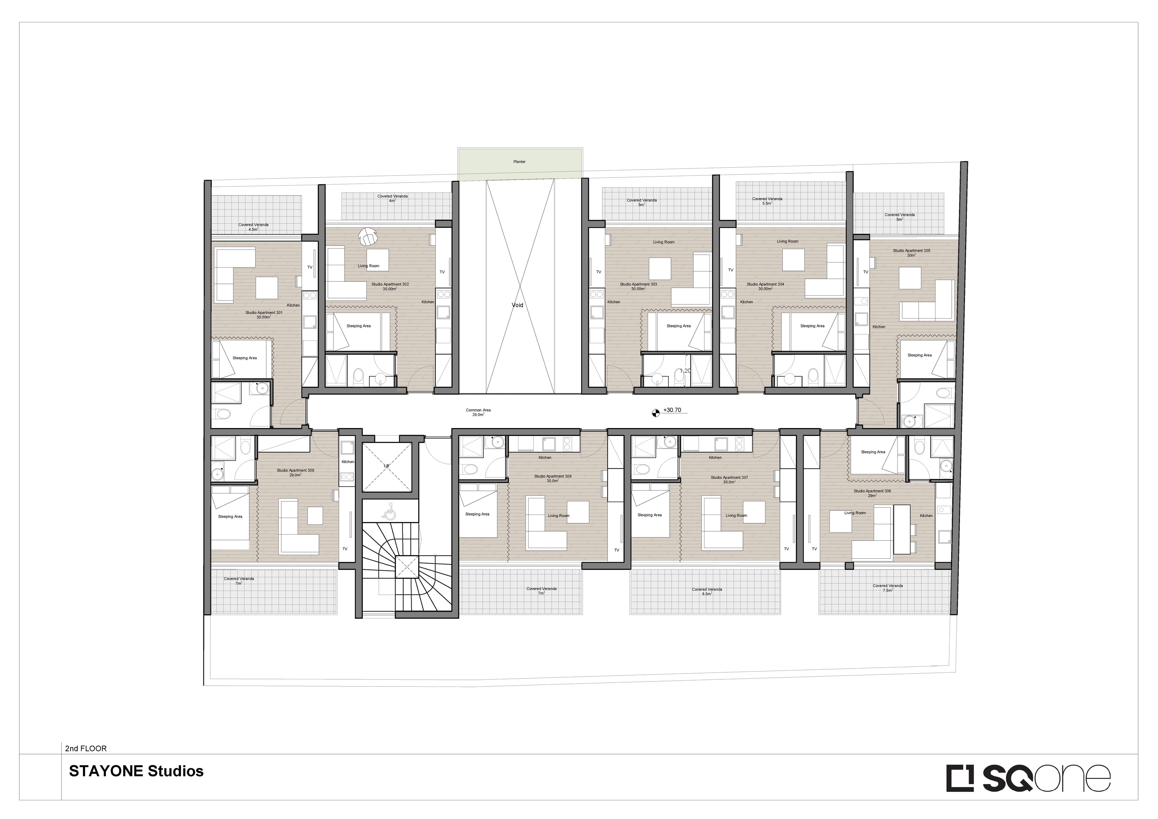 STAY 1 RESIDENCES floor plan: SQ1   STAYONE P14  DP 2023 06 28 Page 4
