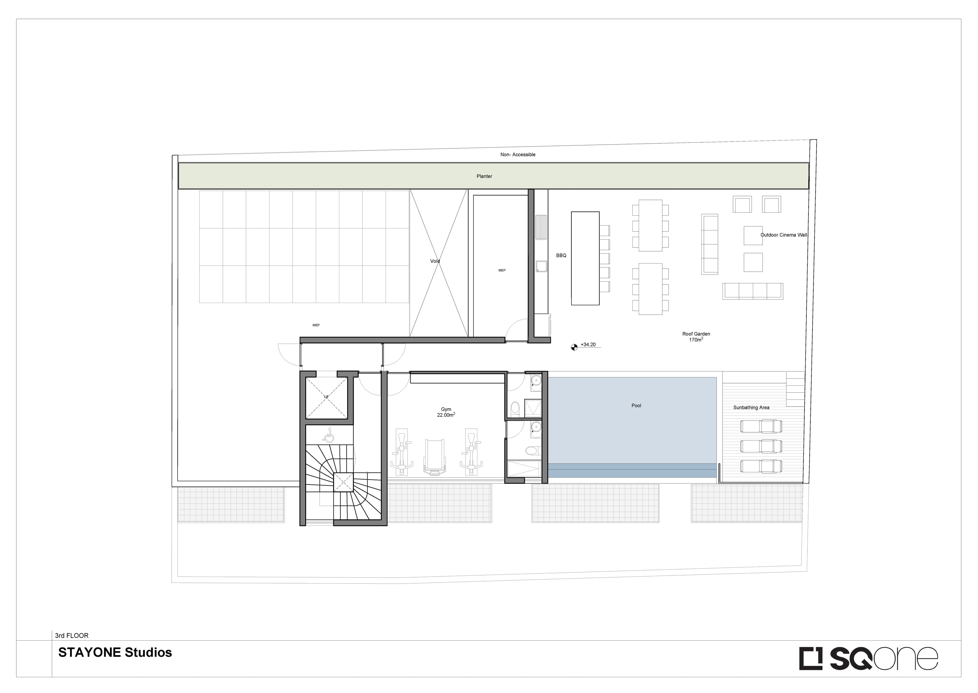 STAY 1 RESIDENCES floor plan: SQ1   STAYONE P14  DP 2023 06 28 Page 5