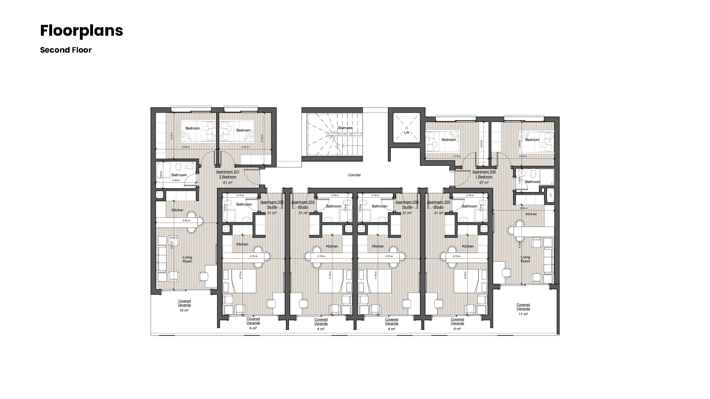 STAY3 RESIDENCES floor plan: STAYTHREE Architectural Plans Page 3