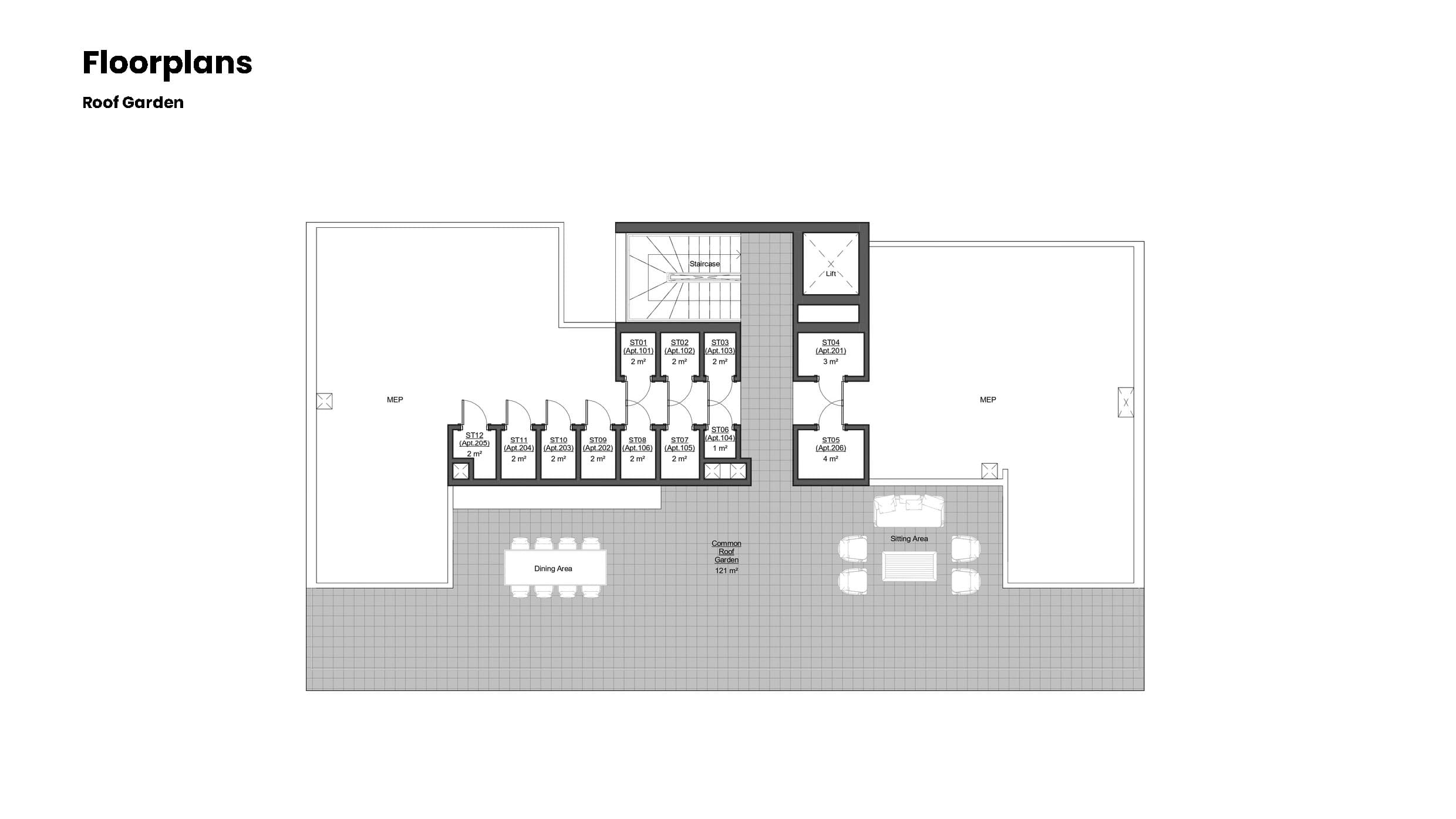 STAY3 RESIDENCES floor plan: STAYTHREE Architectural Plans Page 4