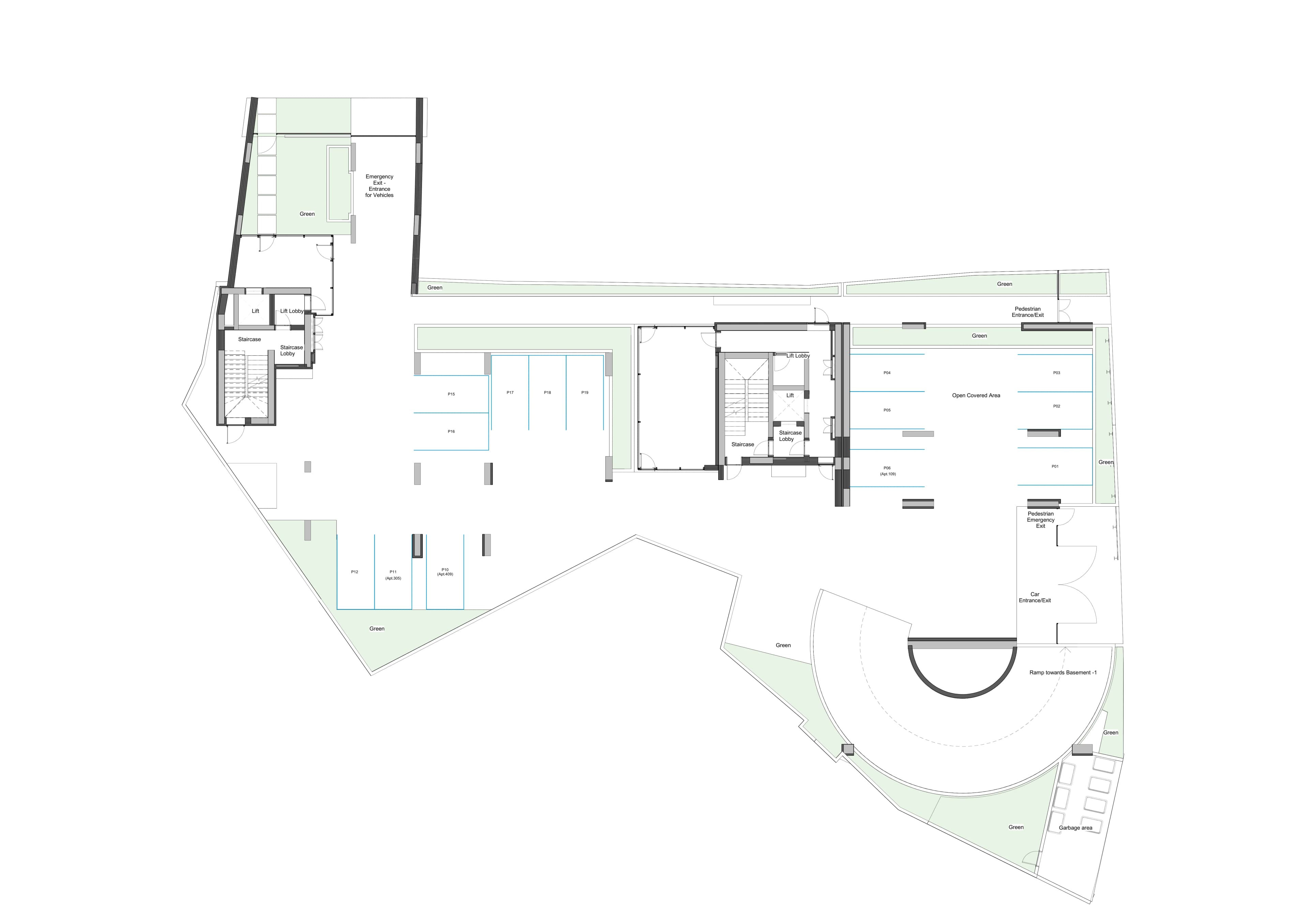 THE COLLECTION RESIDENCES floor plan: M Ground Floor-1