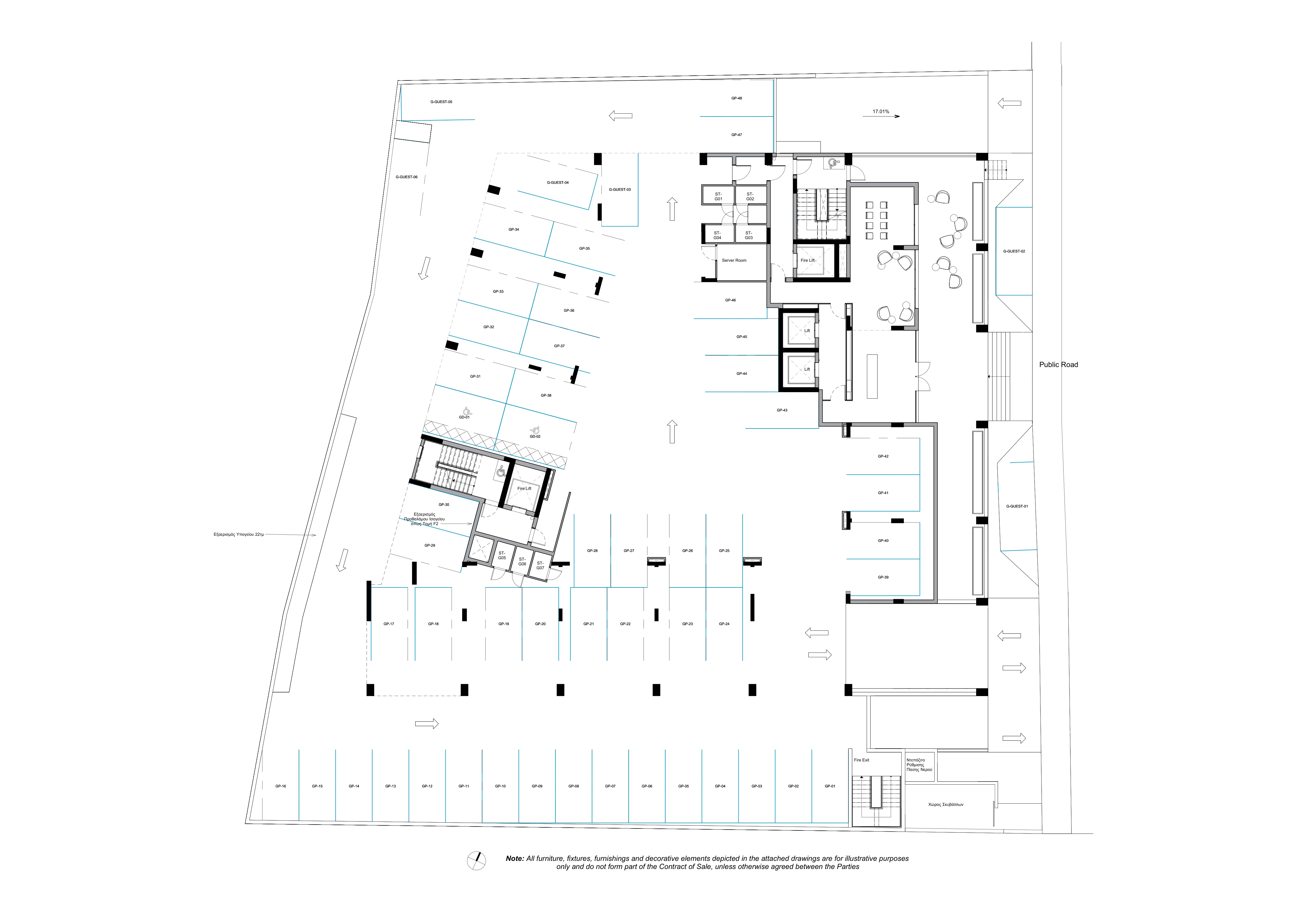 THE DOCKS RESIDENCES floor plan: Ground Floor