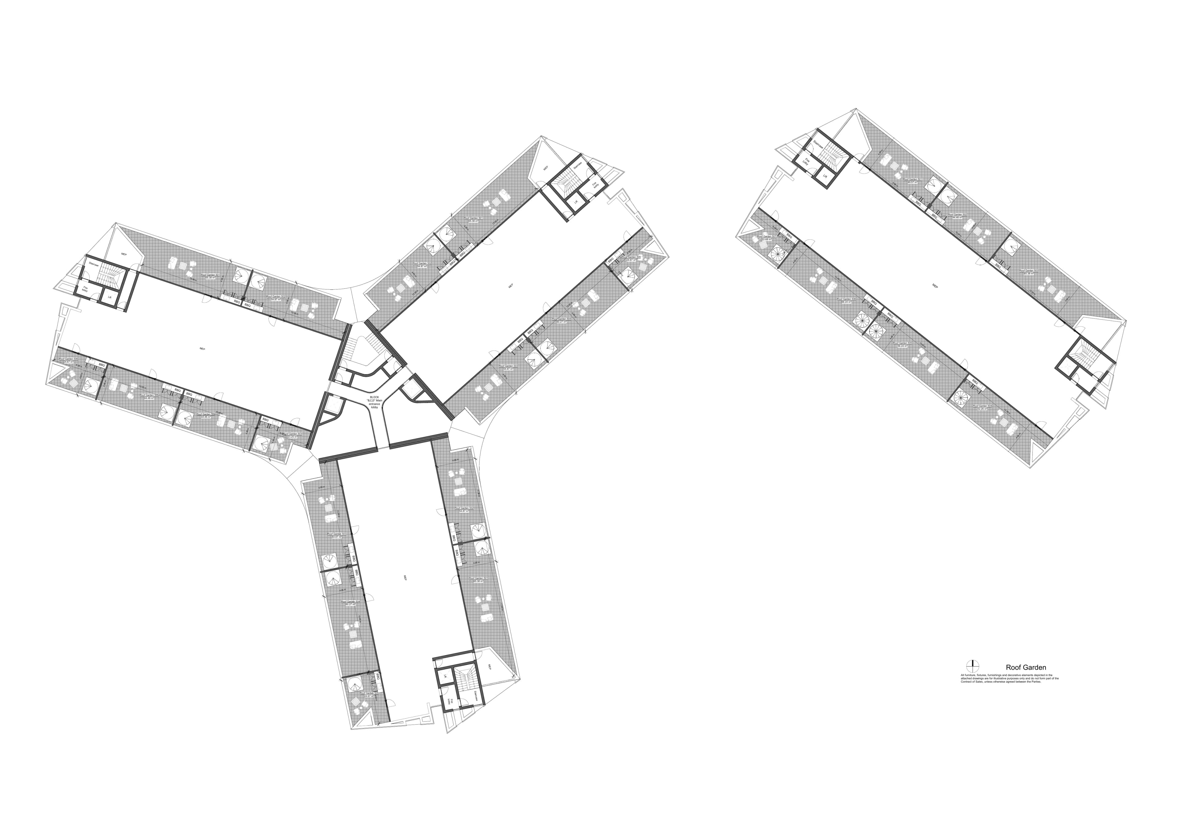 ZOIA floor plan: Roof Garden