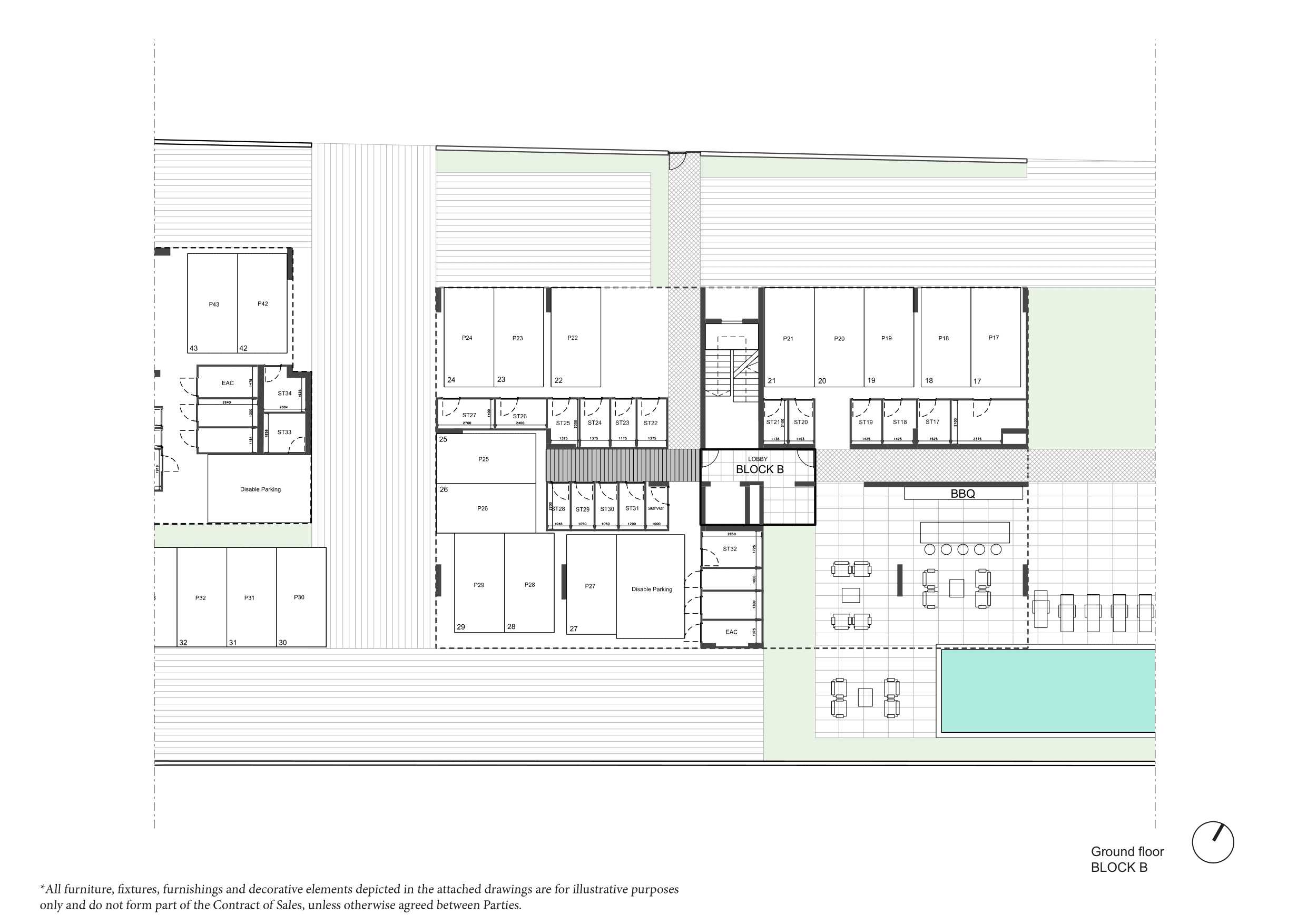 ARYA Block B ground floor plan