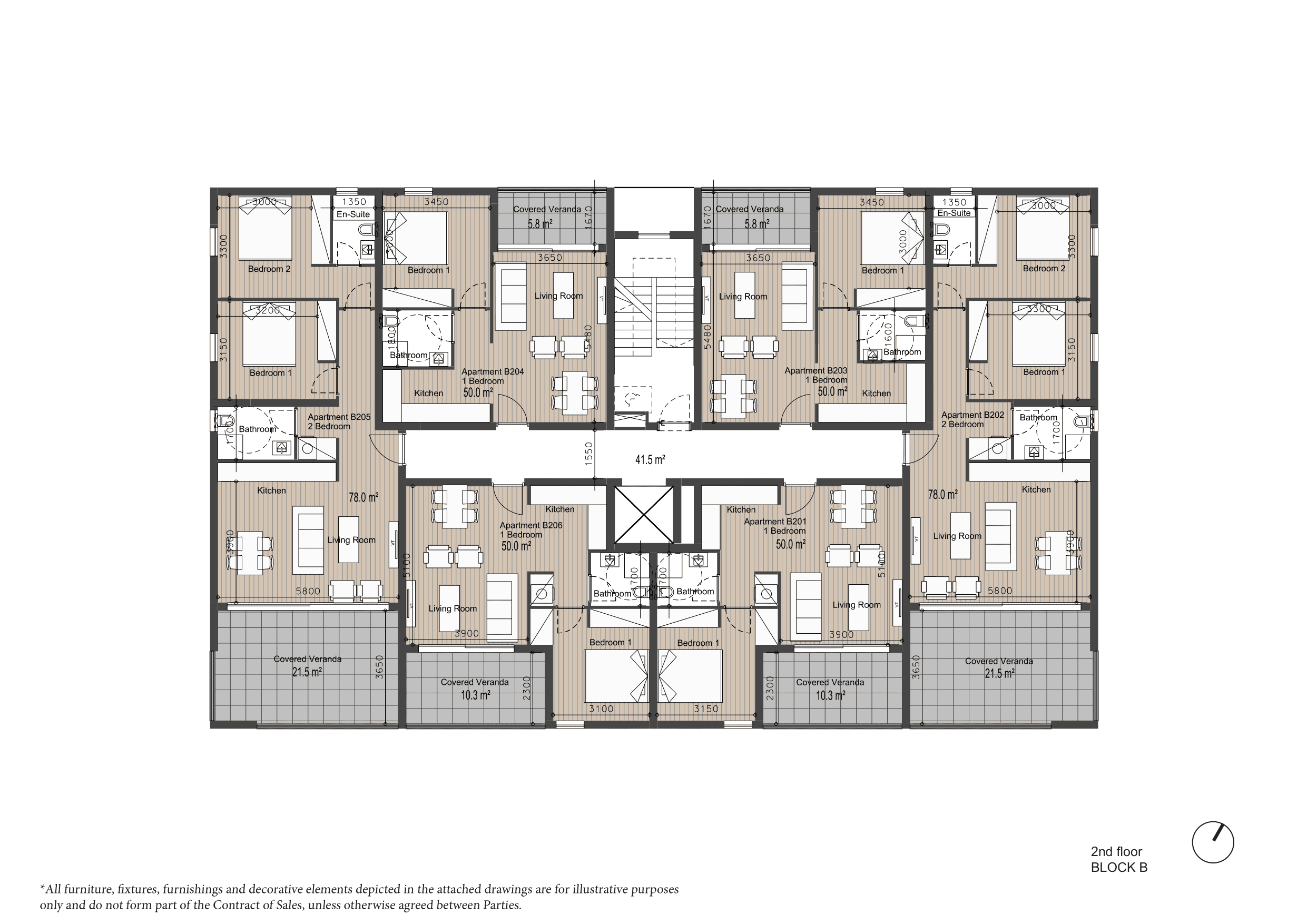 ARYA Block B 2nd floor plan