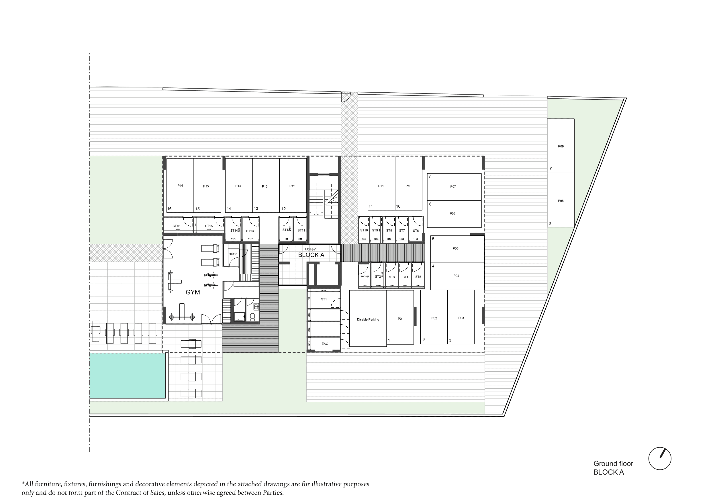 ARYA Block A ground floor plan