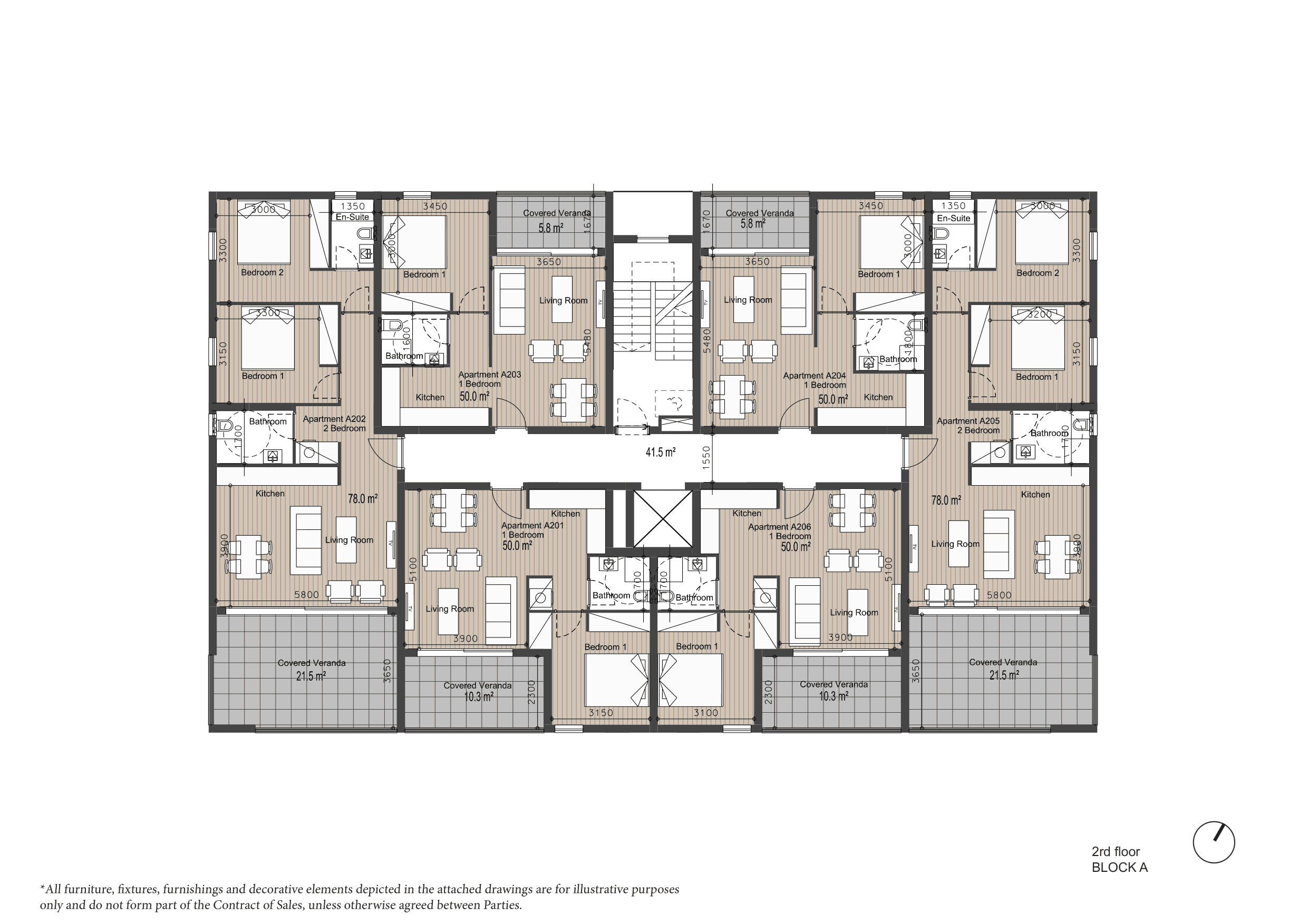ARYA Block A 2nd floor plan
