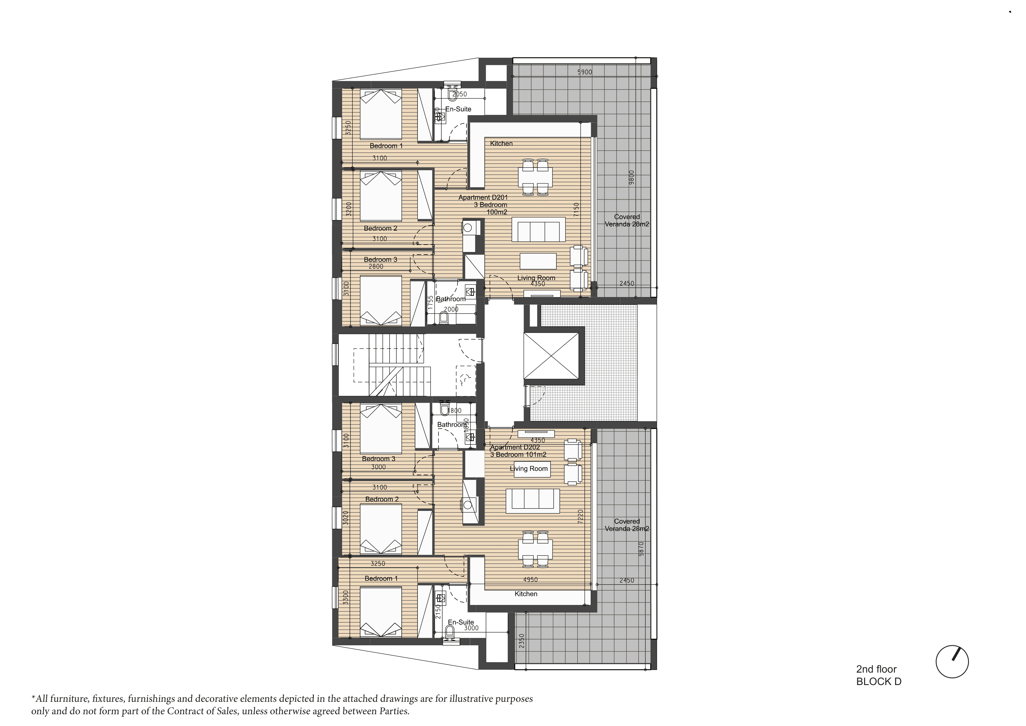ARYA Block D 2nd floor plan