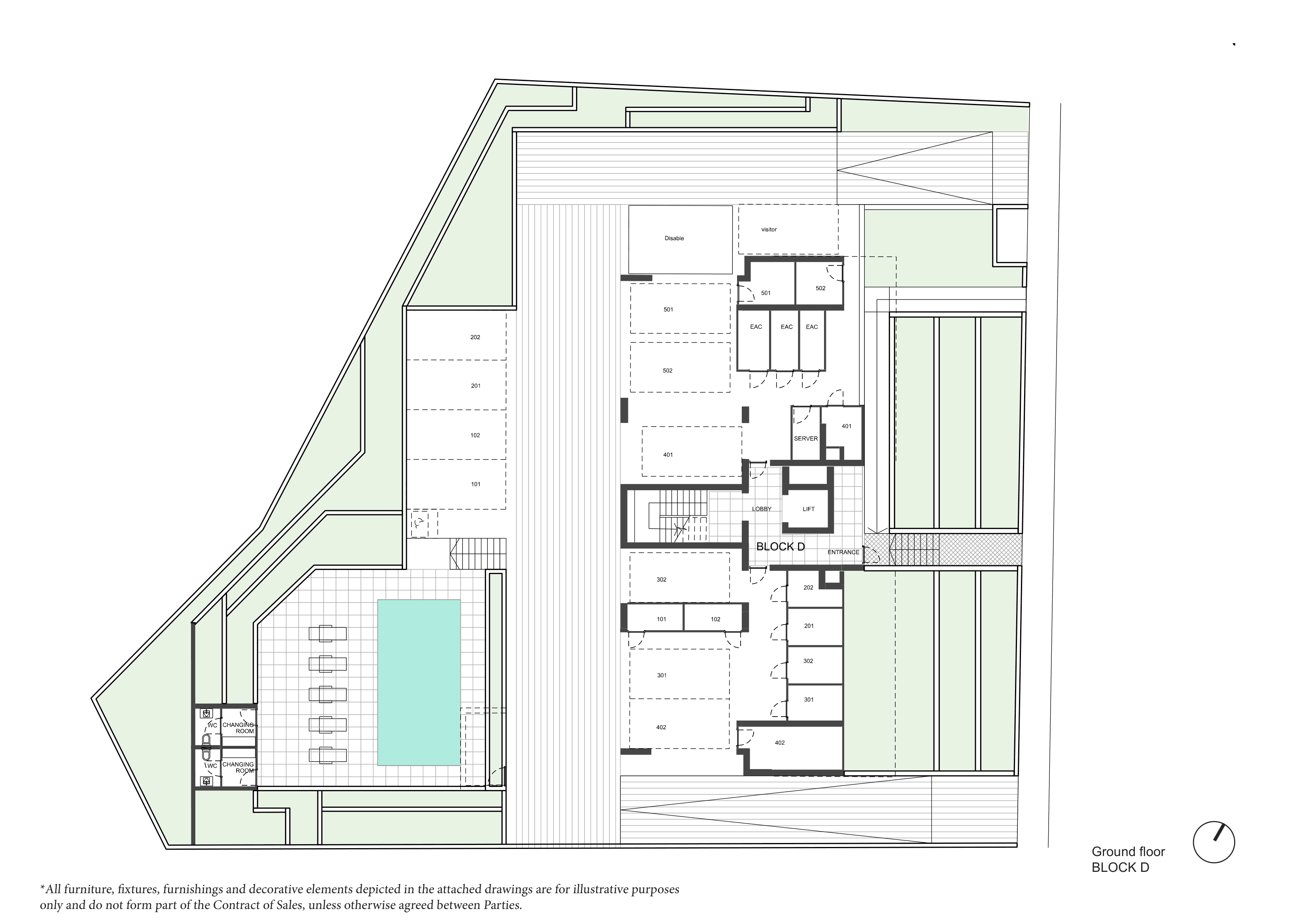 ARYA Block D ground floor plan
