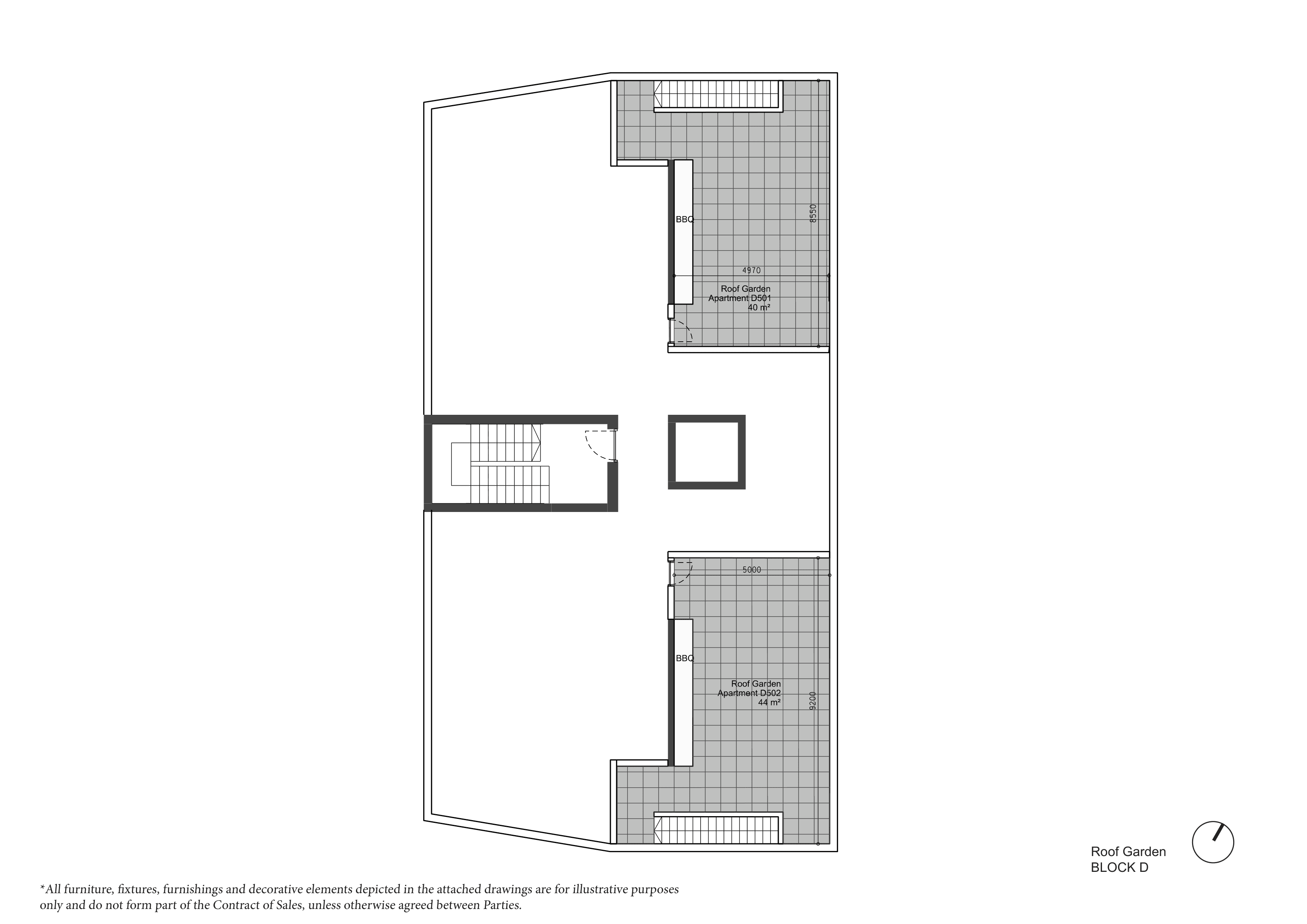 ARYA Block D roof garden plan
